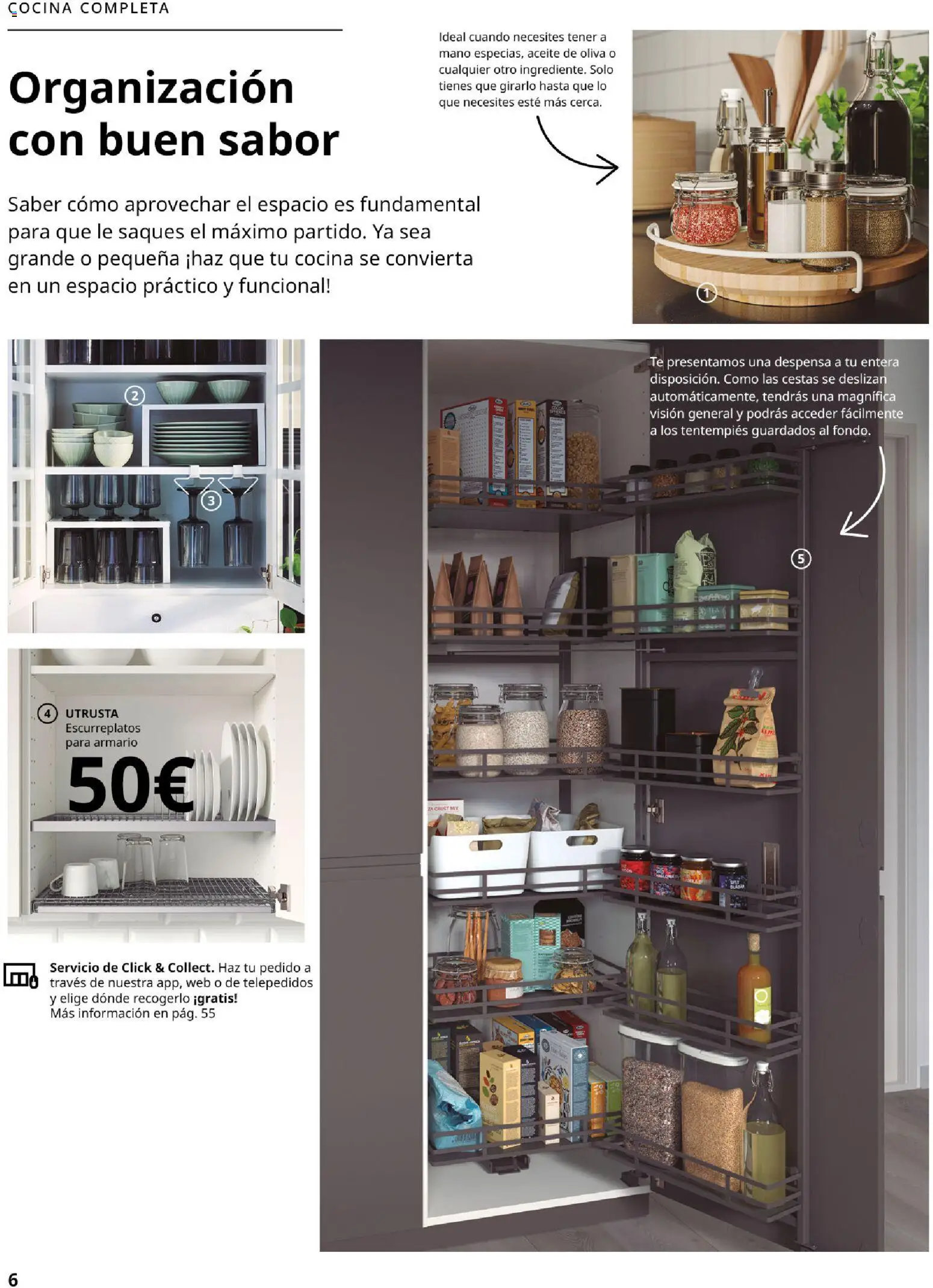 Catálogo IKEA Organización en el hogar │ válido desde el 15.01.2026 | Página: 6 | Productos: Aceite, Té, Aceite de oliva, Cocina
