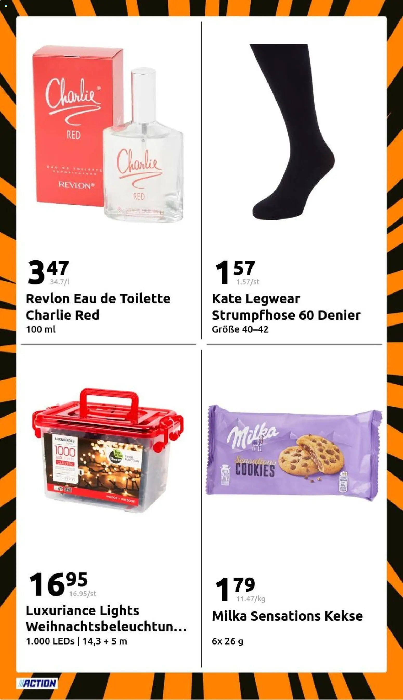 Action Prospekt – gültig ab 26.11.2025 | Seite: 18 | Produkte: Toilette, Eau de Toilette, Milka, Strumpfhose