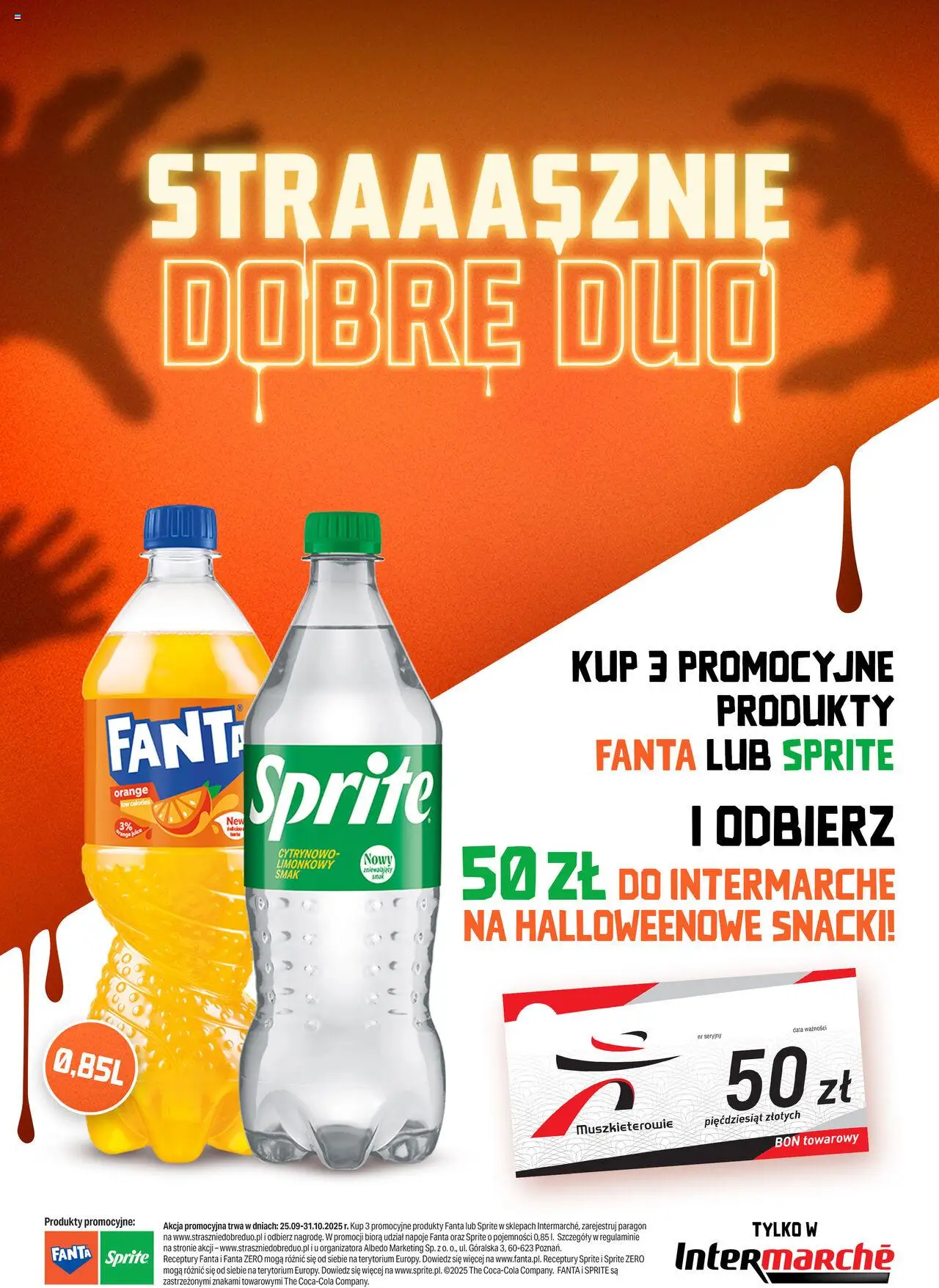 Intermarche Konkurs - Strasznie dobre Duo od 25.09.2025 | Strona: 1 | Produkty: Napoje, Sprite