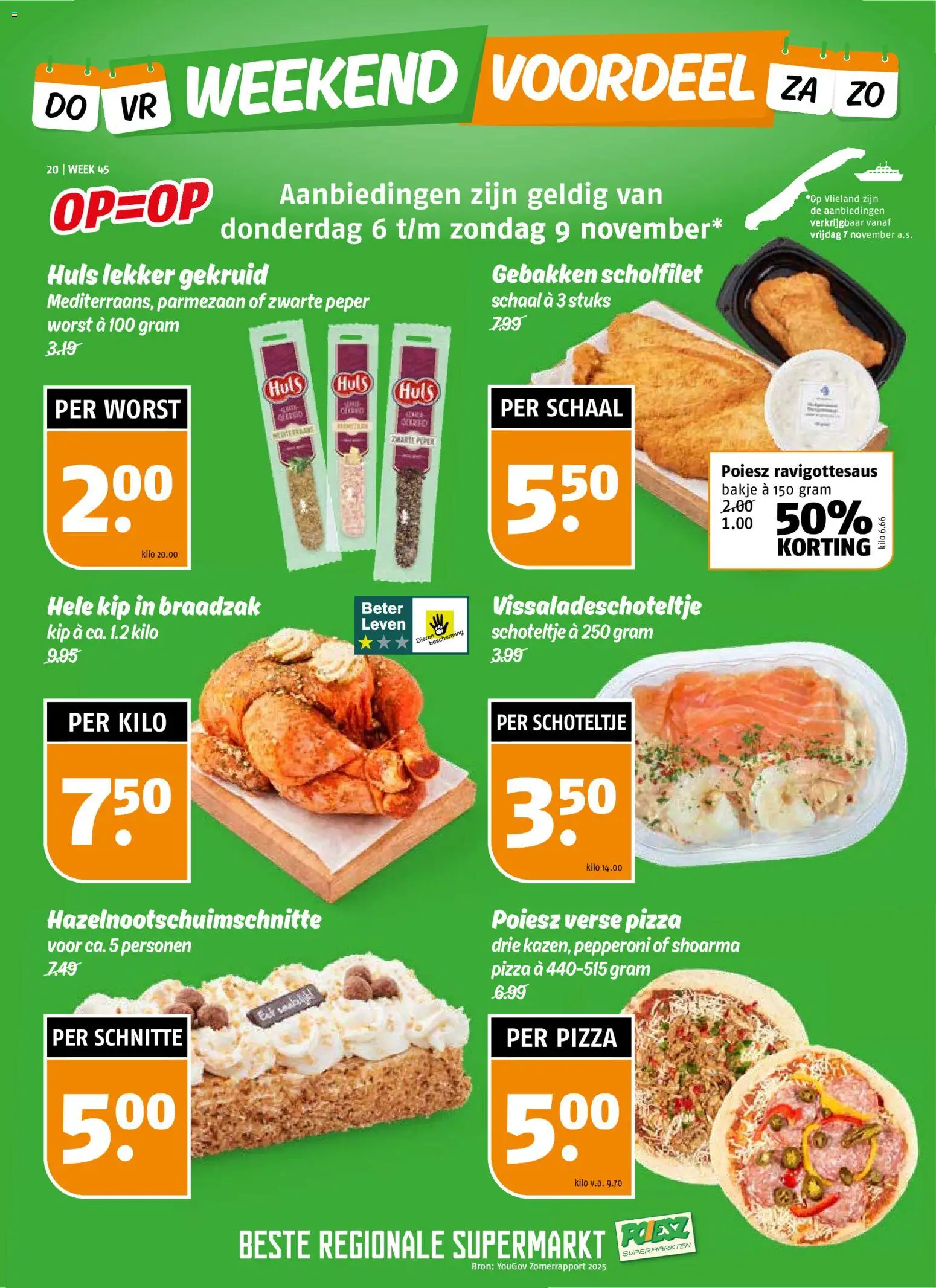 {H1} | Pagina: 20 | Producten: Pizza, Schaal, Worst, Zwarte Peper