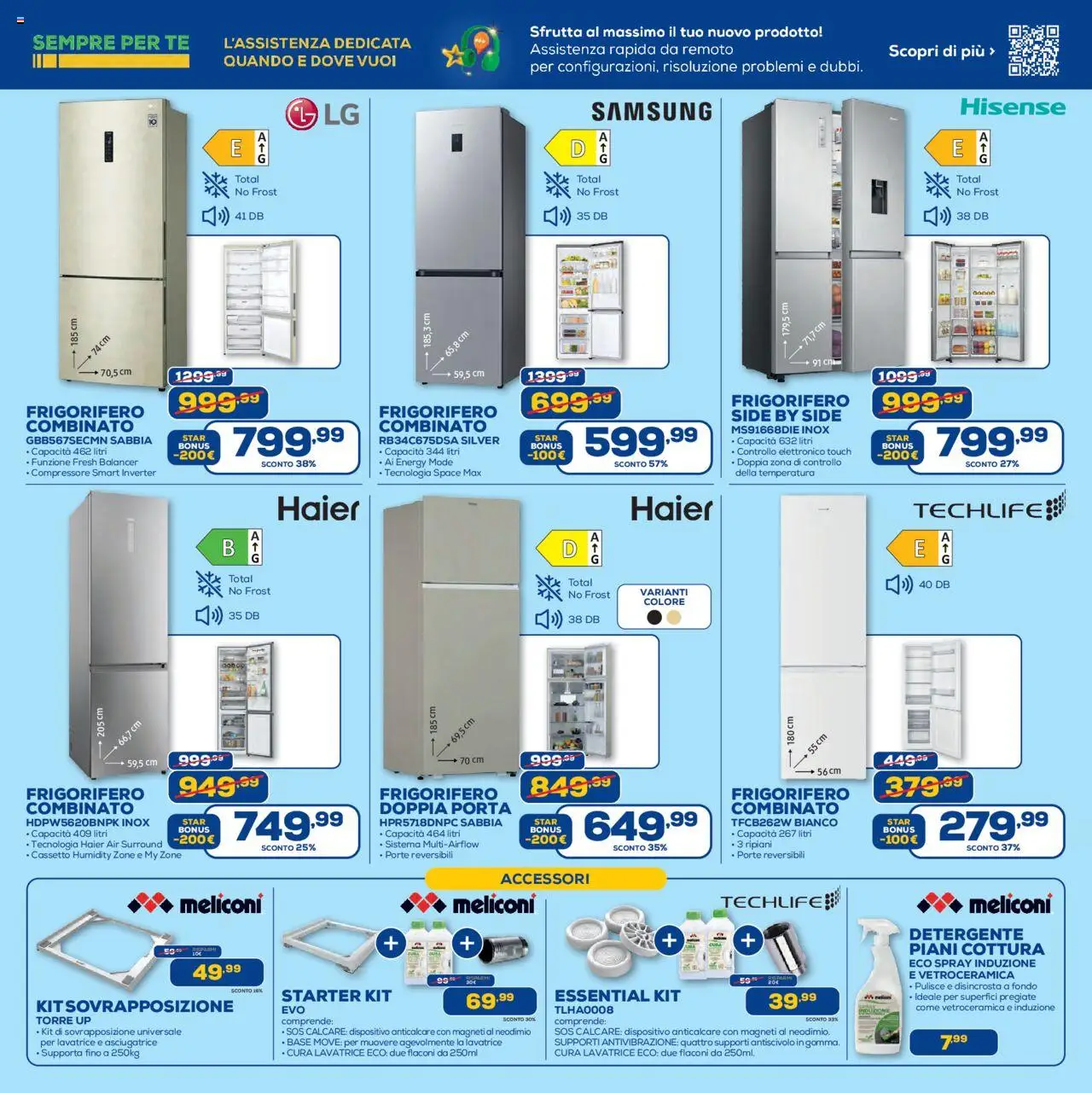 Volantino Euronics del 25.09.2025 | Pagina: 14 | Prodotti: Detergente, Anticalcare, Compressore, Asciugatrice