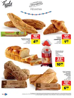 Pogląd oferty "Carrefour Gazetka - French Touch" - ważna od 13.10.2025 | Strona: 12 | Produkty: Piekarnia, Bagietka, Chleb