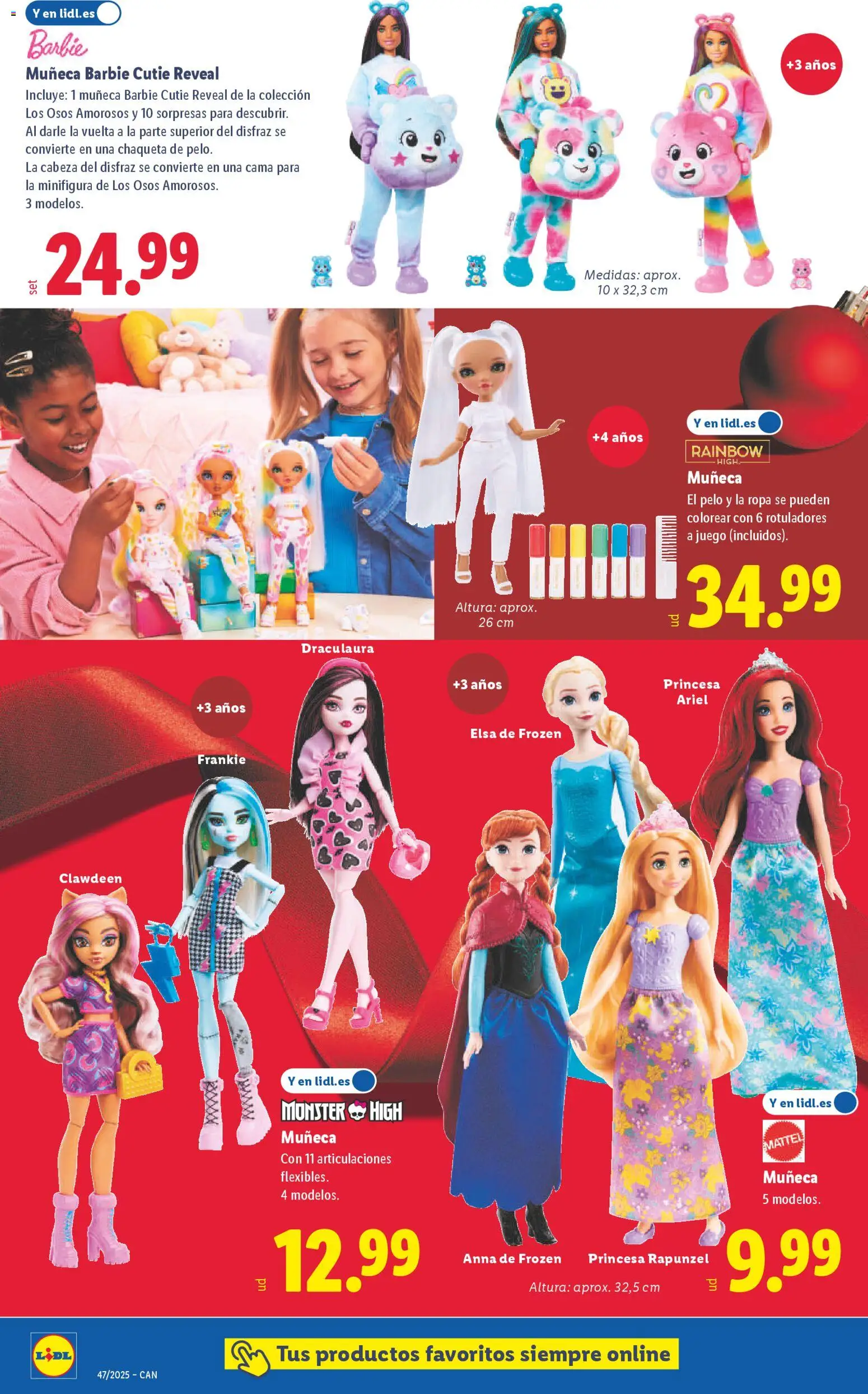 Lidl - Canarias  │ válido desde el 17.11.2025 | Página: 4 | Productos: Chaqueta, Muñeca, Ropa, Cama