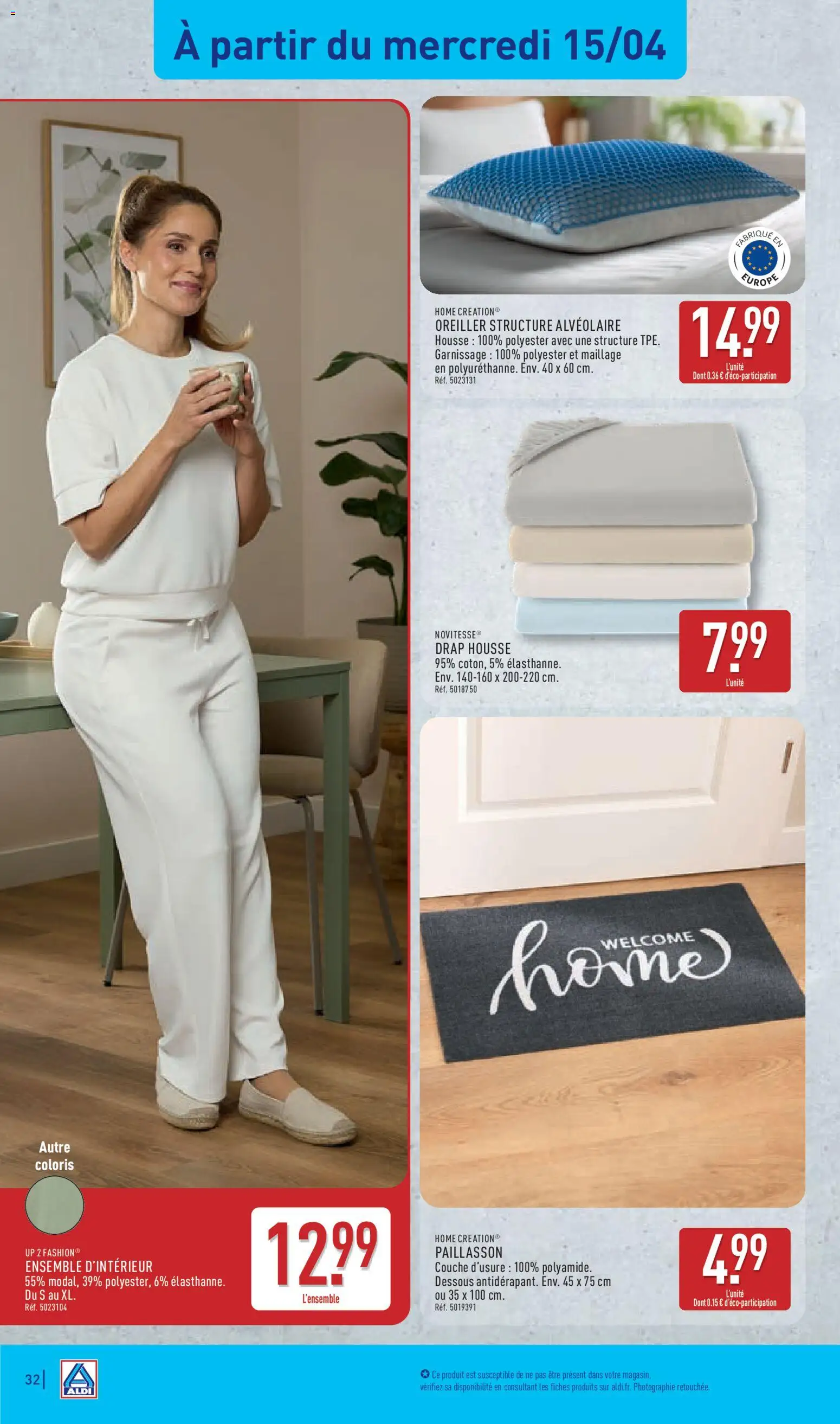 {H1} | Page: 34 | Produits: Oreiller, Paillasson