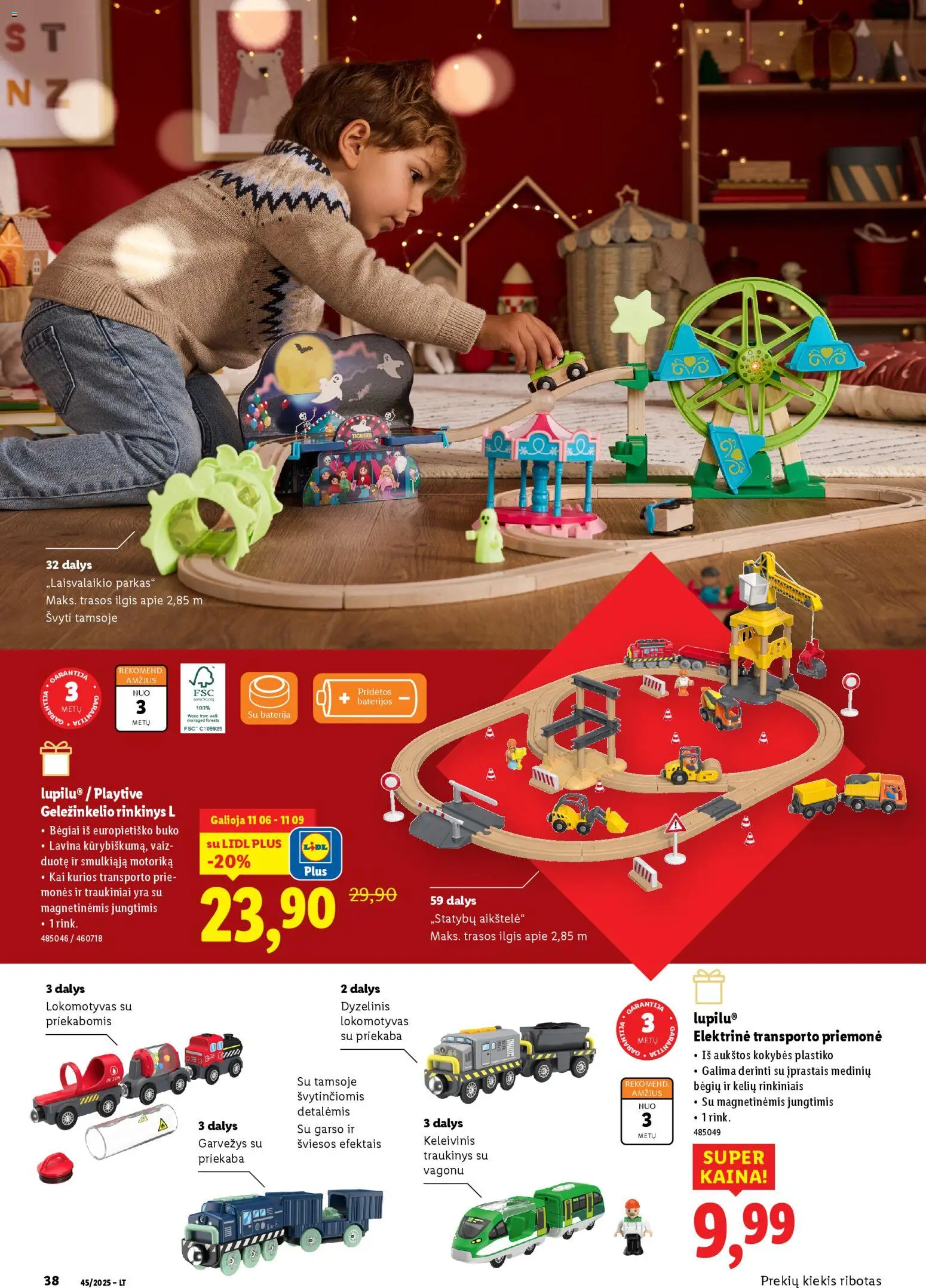 LIDL akcijos nuo 13.11.2025 | Puslapis: 38 | Prekių: Baterija