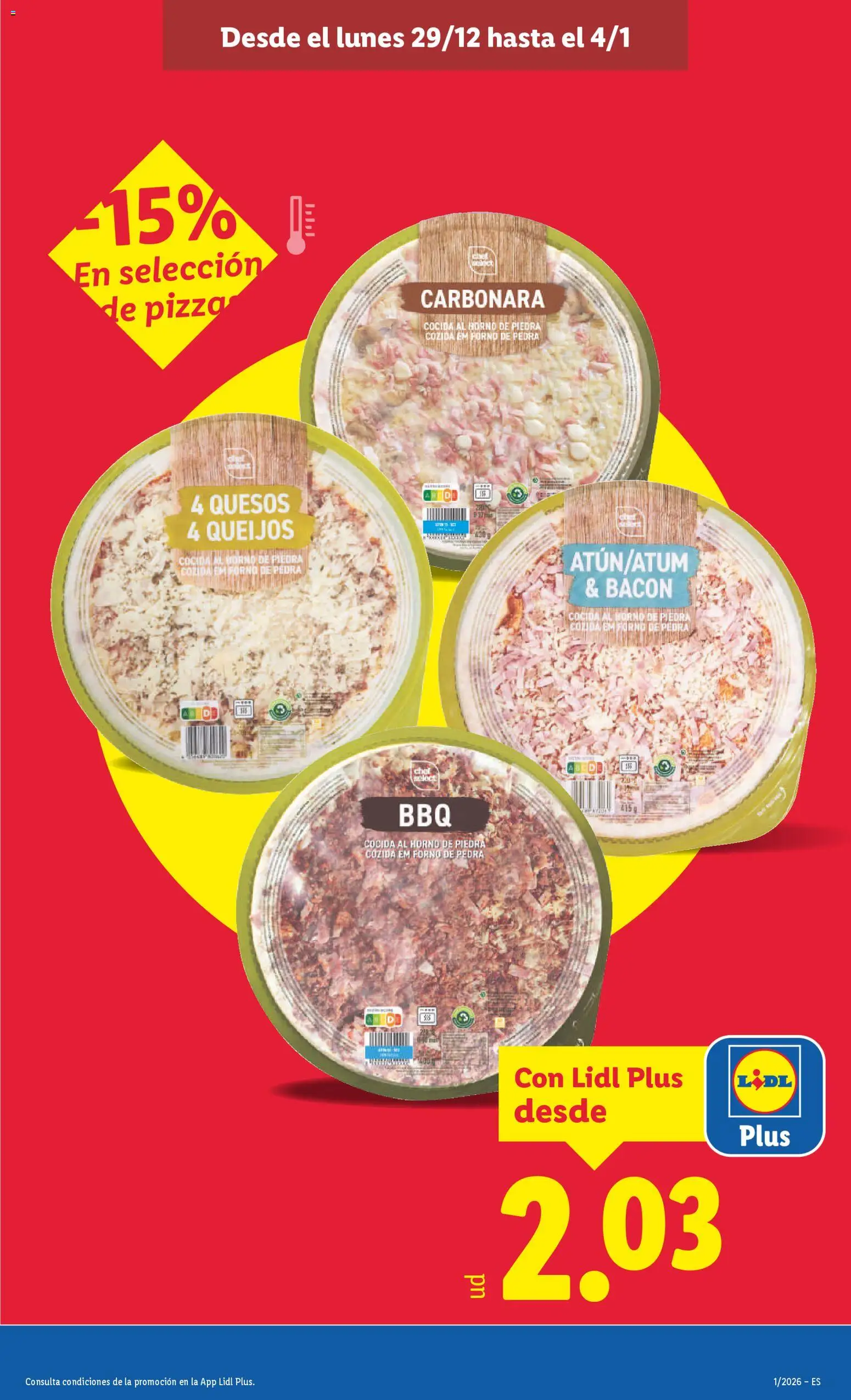 Lidl folleto │ válido desde el 29.12.2025 | Página: 11 | Productos: Pizza, Horno