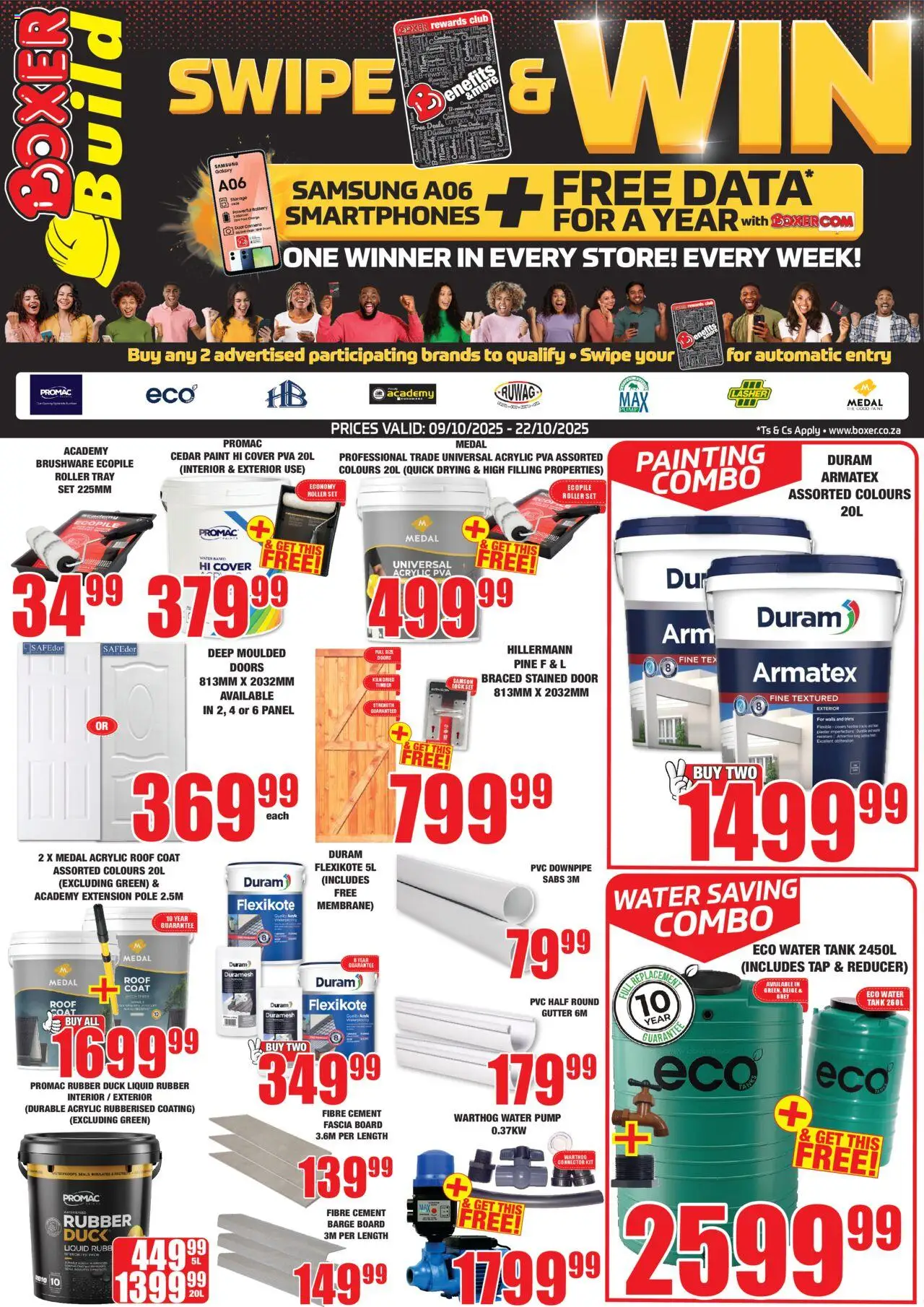 New Boxer catalogue – valid from 09.10.2025 | Page: 1 | Products: Coat, Connector, Tap, Plaster