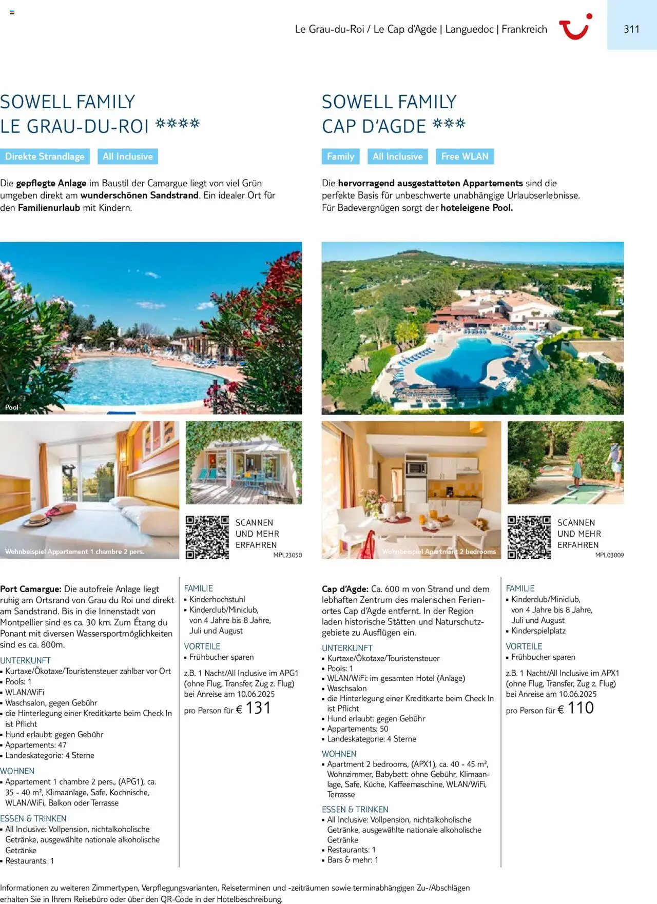 Aida - Urlaub mit eigener Anreise 2025/26 – gültig ab 01.11.2024 | Seite: 311 | Produkte: Babybett