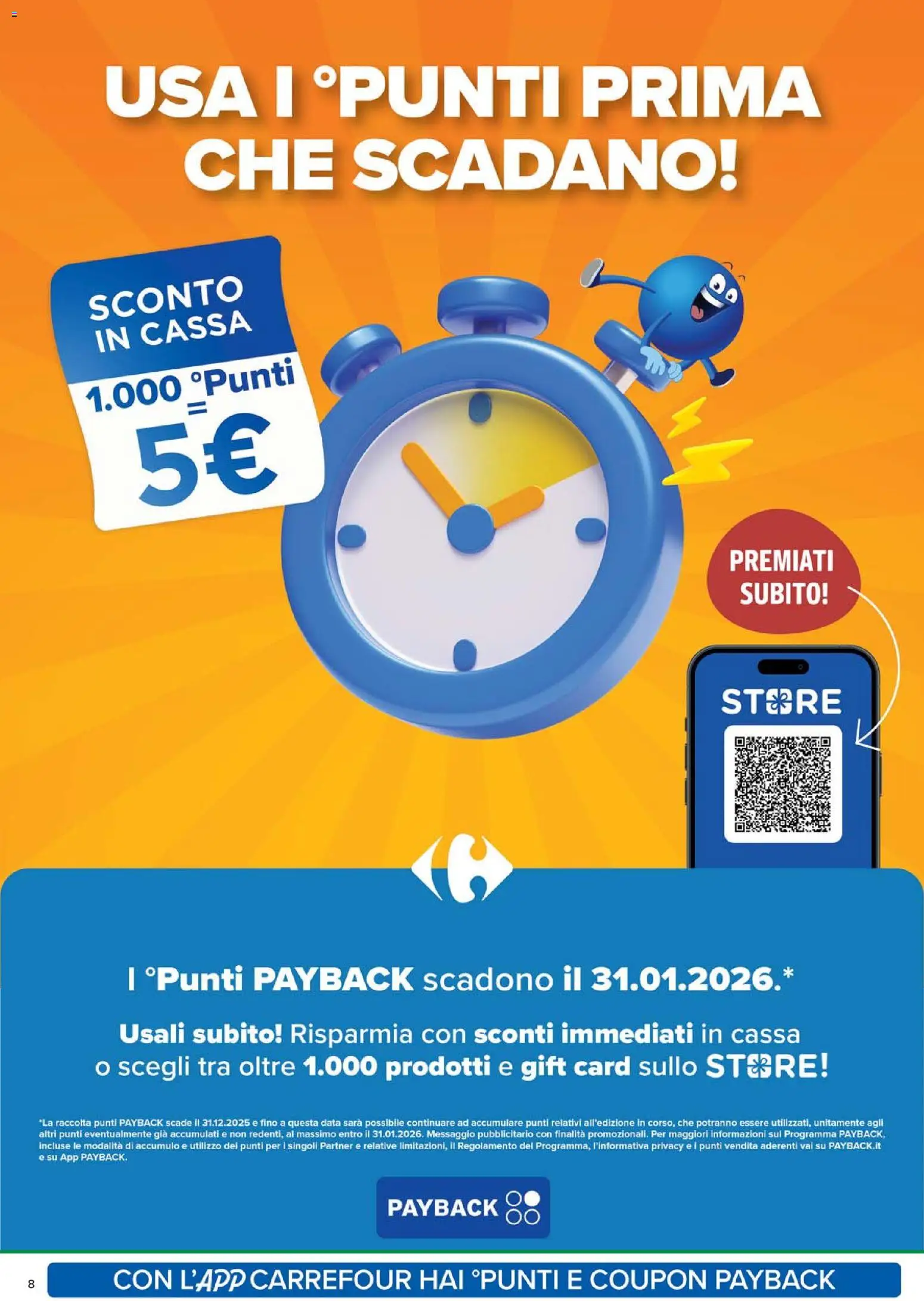 Volantino Carrefour del 20.11.2025 | Pagina: 8 | Prodotti: Data