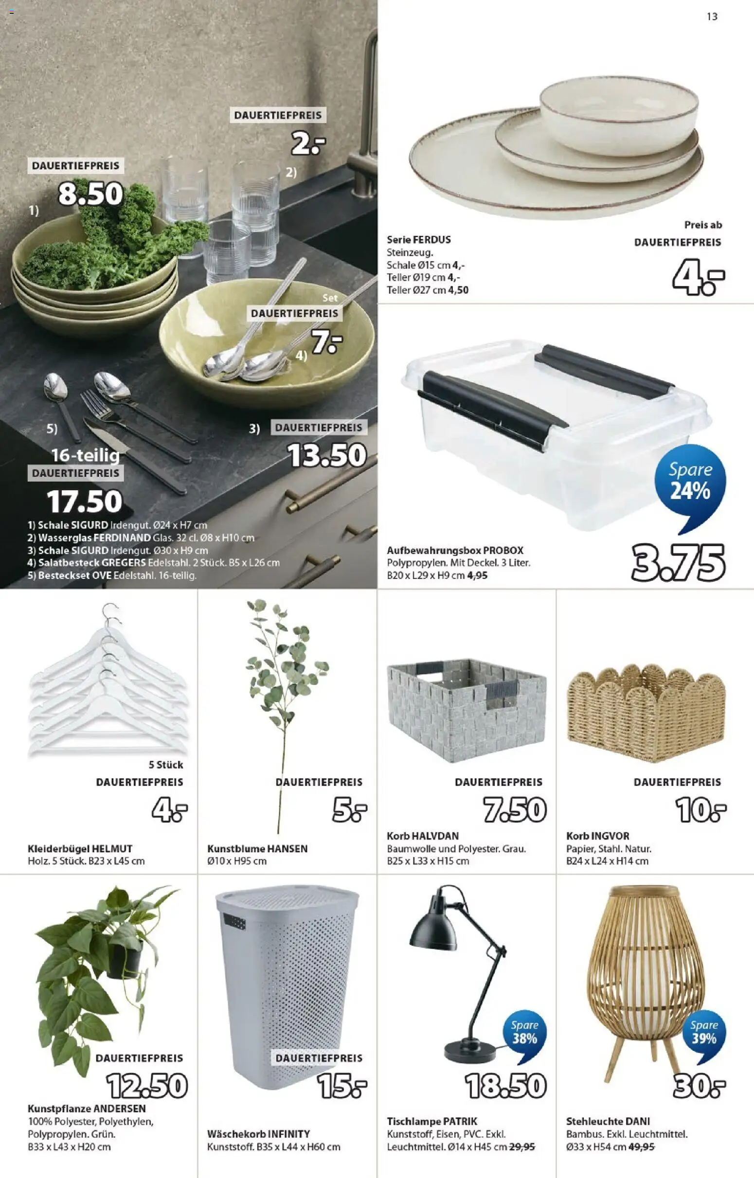 JYSK aktionen – gültig ab 28.04.2026 | Seite: 13 | Produkte: Korb, Kleiderbügel