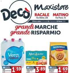 Anteprima del volantino Decò volantino MaxiStore Racale, Matino valido a partire dal 12.03.2026
