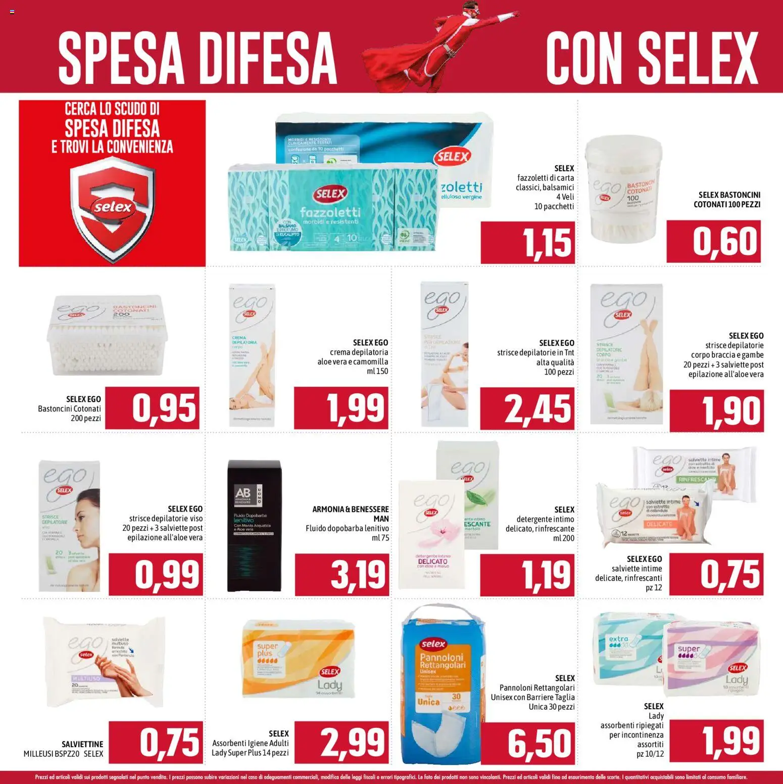 Volantino Emisfero del 01.02.2026 | Pagina: 24 | Prodotti: Dopobarba, Fazzoletti di carta, Detergente intimo, Aloe vera