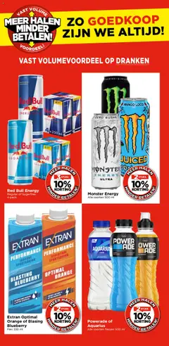 Vomar - Meer Halen Minder Betalen - Voorbeeld van een folder van Vomar, geldig van 29.09.2025 | Pagina: 33 | Producten: Fles, Monster, Red Bull, Mango