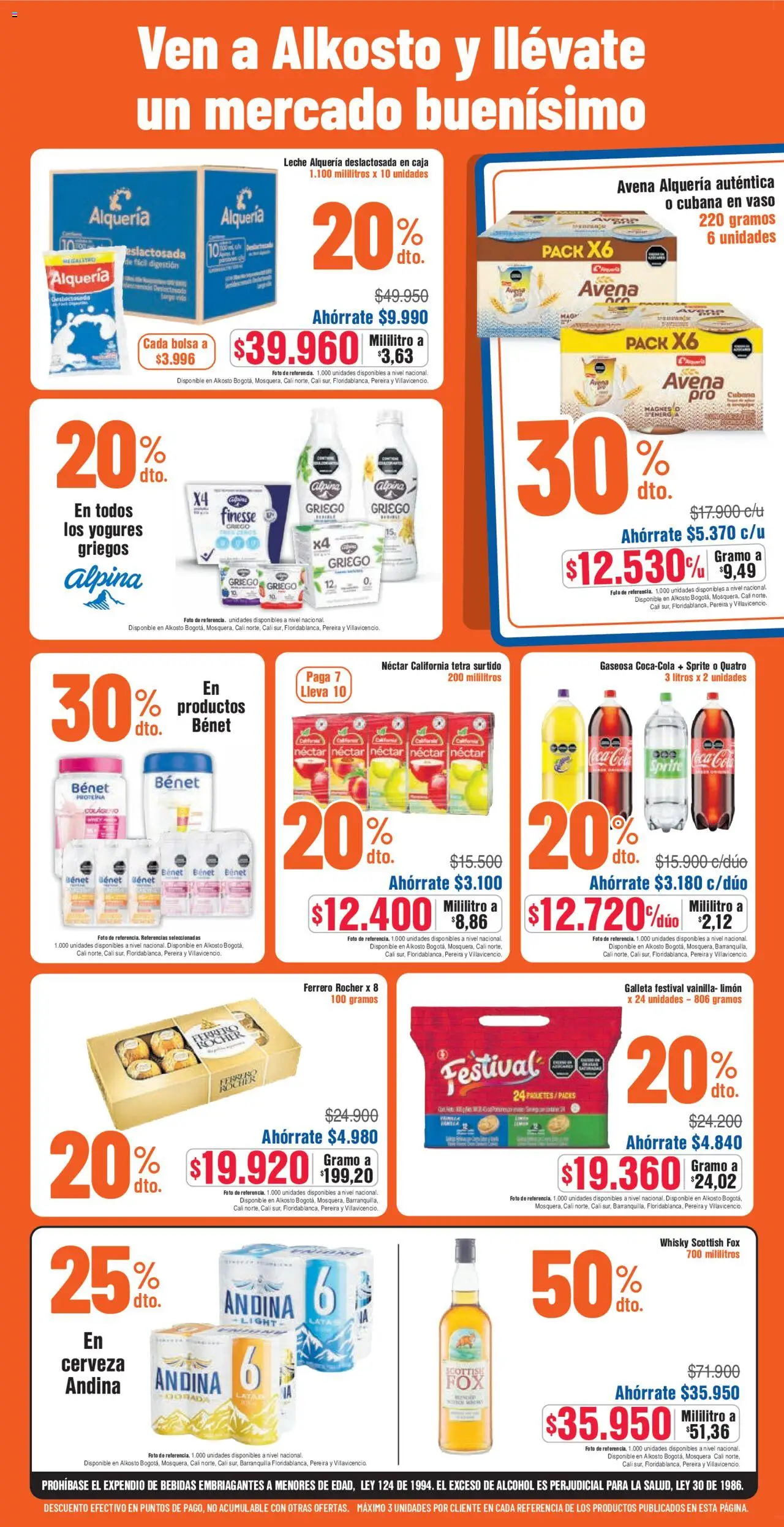 Alkosto folleto │ válido desde el 06.09.2025 | Página: 11 | Productos: Cerveza, Πρίζες, Néctar, Gaseosa