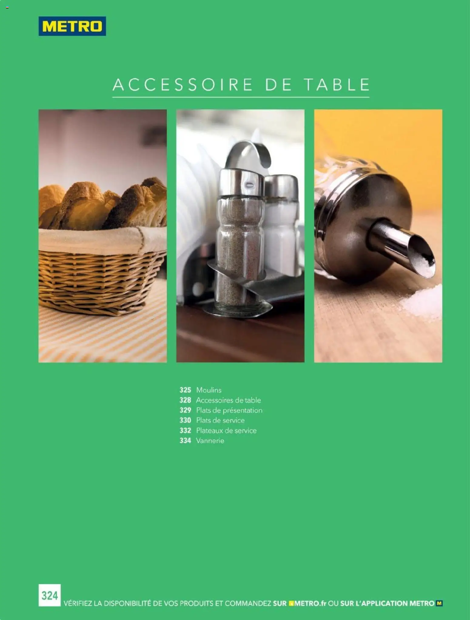 {H1} | Page: 324 | Produits: Table