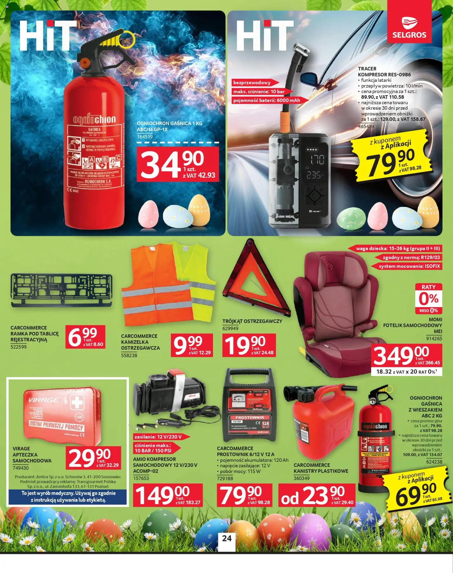 Selgros cash&carry gazetka - Oferta przemysłowa od 19.03.2026 | Strona: 26 | Produkty: Kamizelka, Gaśnica, Waga, Ramka