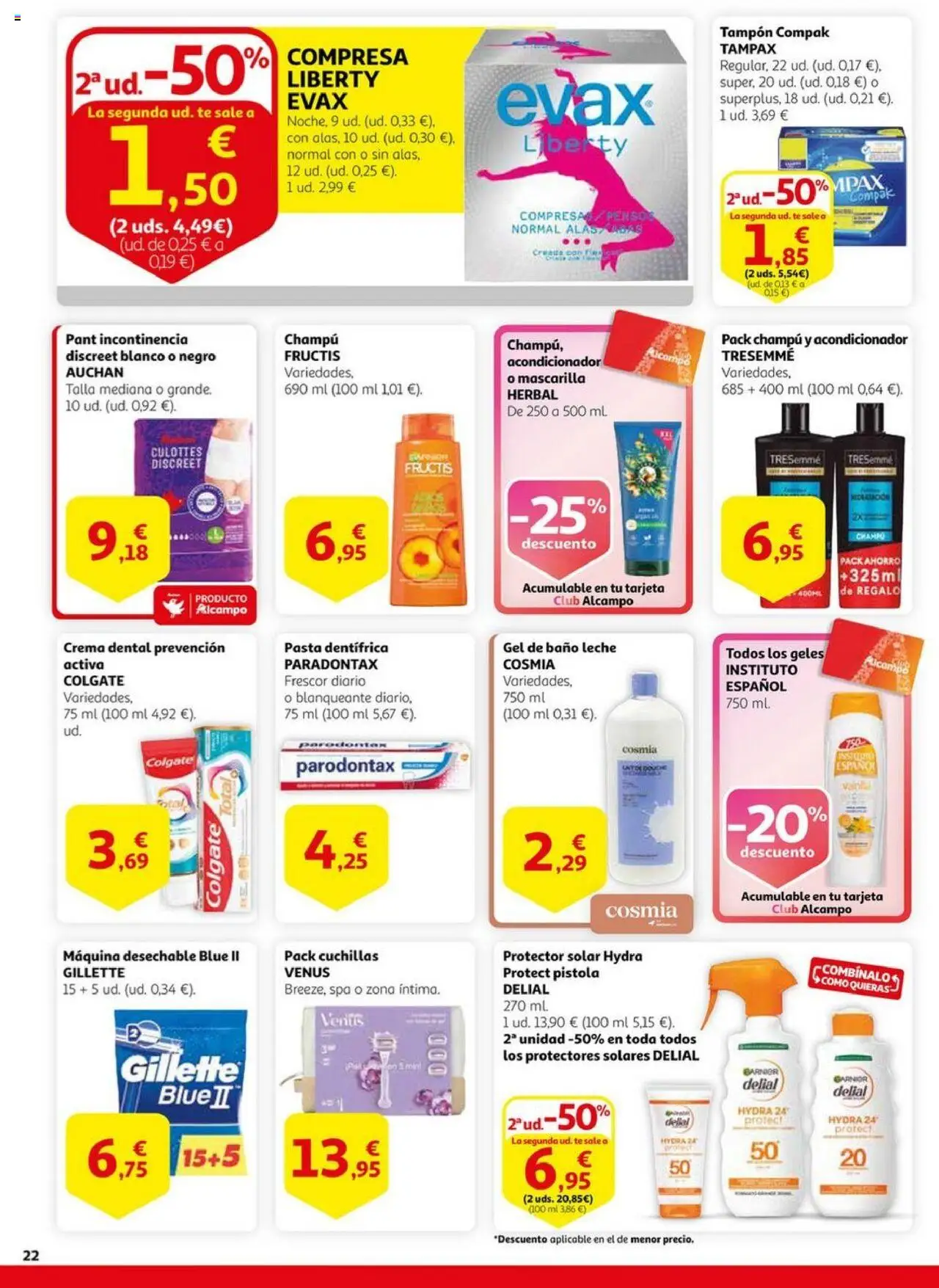 Alcampo - Especial Mascotas Guanya en estalvi │ válido desde el 20.05.2025 | Página: 22 | Productos: Champú, Acondicionador, Máquina desechable, Té