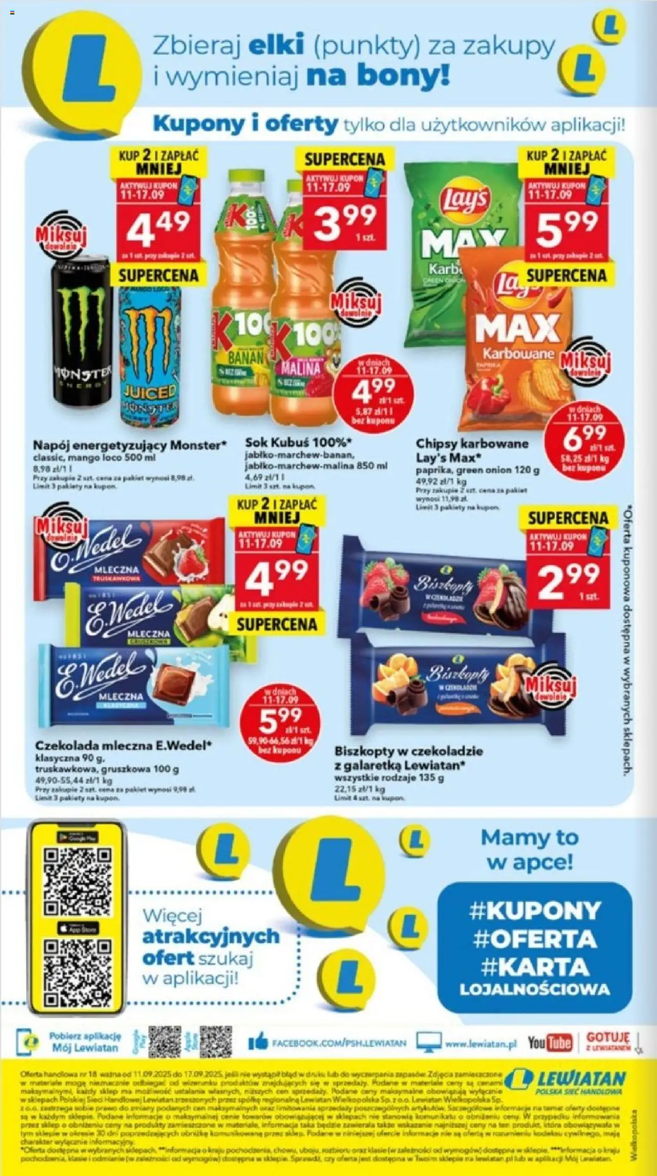 Lewiatan gazetka - Ostrów Wielkopolski od 11.09.2025 | Strona: 8 | Produkty: Mango, Malina, Chipsy, Sok