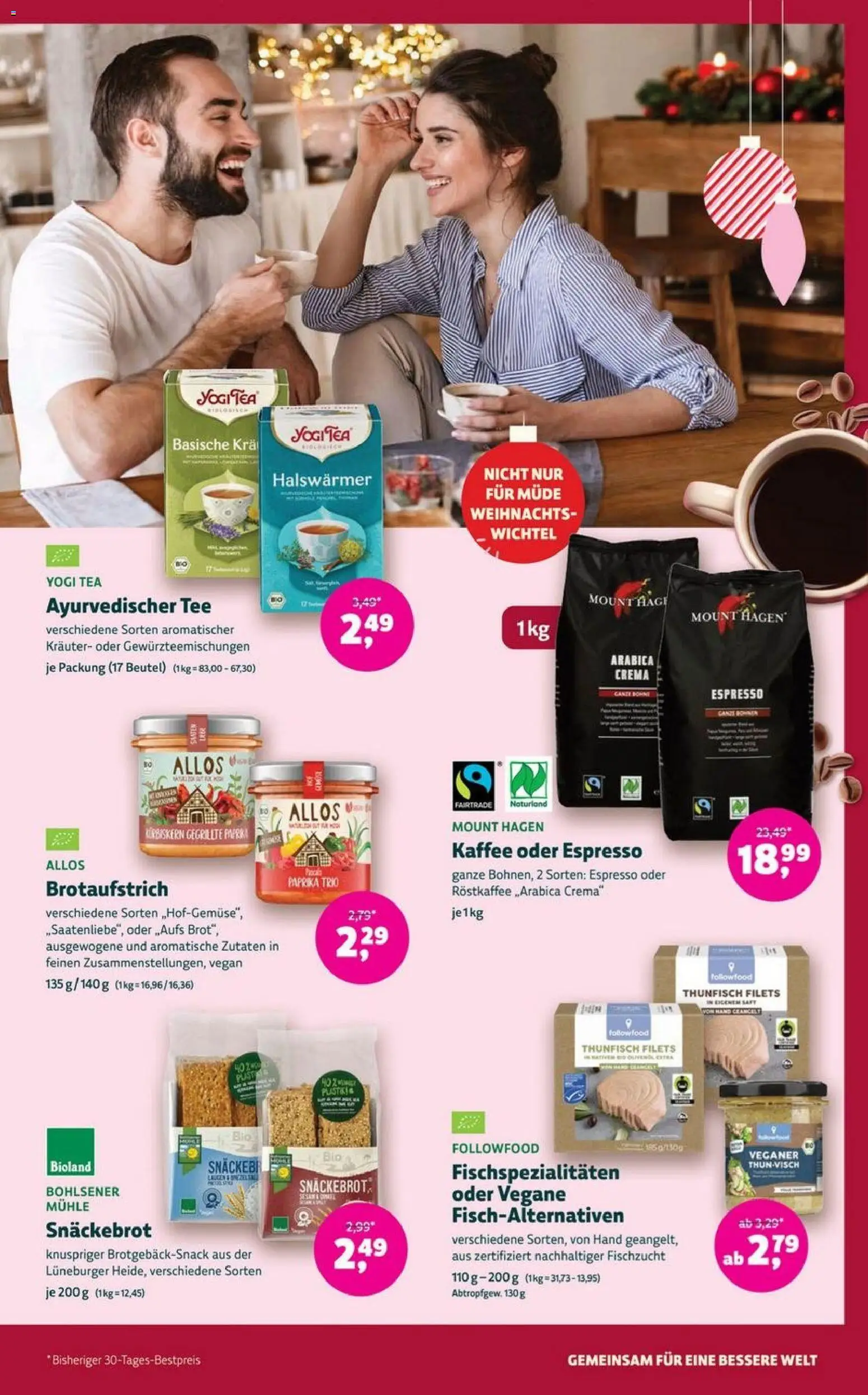 Denns BioMarkt Angebote – gültig ab 17.12.2025 | Seite: 11 | Produkte: Mühle, Thunfisch, Kaffee, Tee