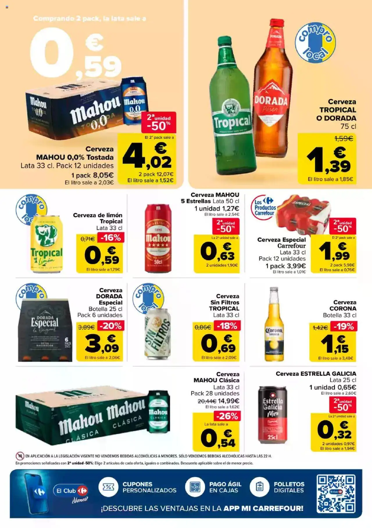 Carrefour folleto │ válido desde el 09.06.2025 | Página: 43 | Productos: Cerveza
