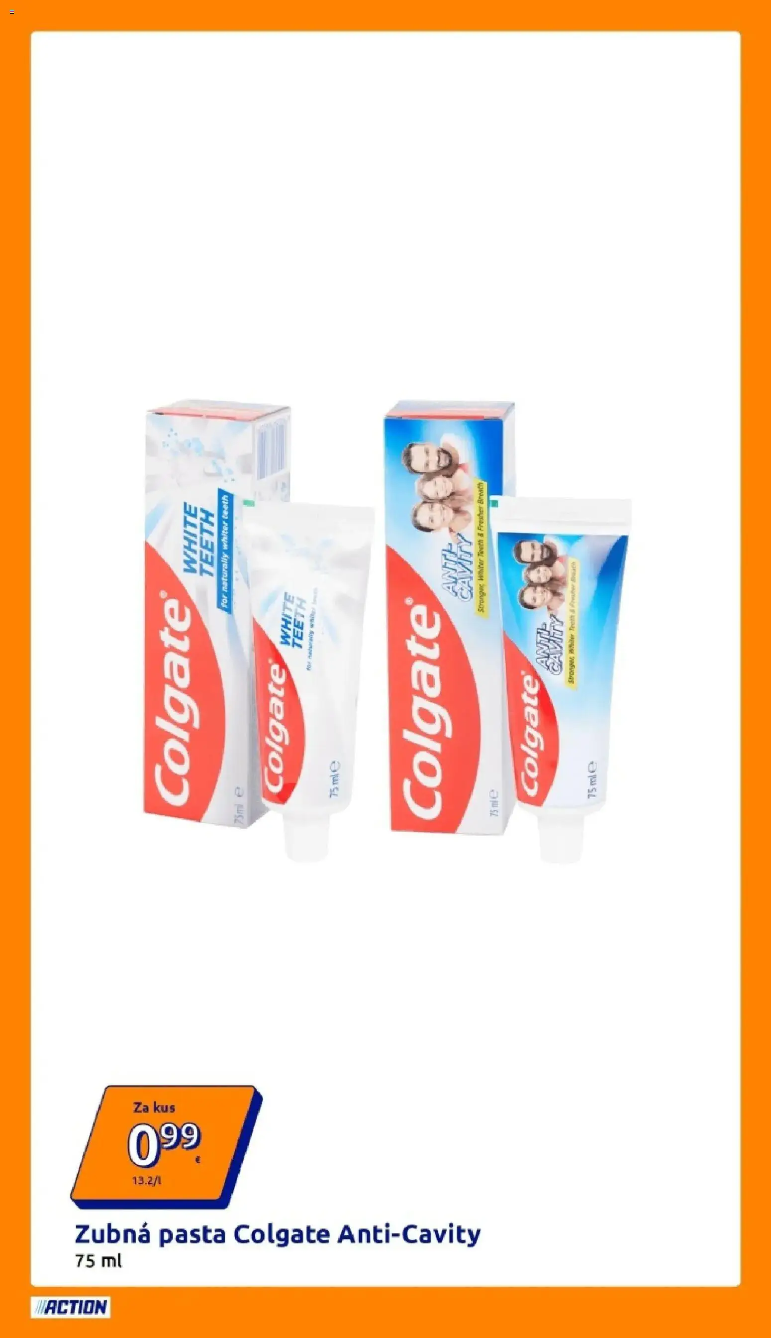 Nové Action akcie – leták je platný od 18.03.2026 | Strana: 7 | Produkty: Zubná pasta