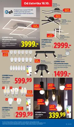 LIVARNO home LED sijalice, E 14 i E 27 Različiti setovi - pregled Lidl kataloga - važi od 16.10.2025 | Strana: 59