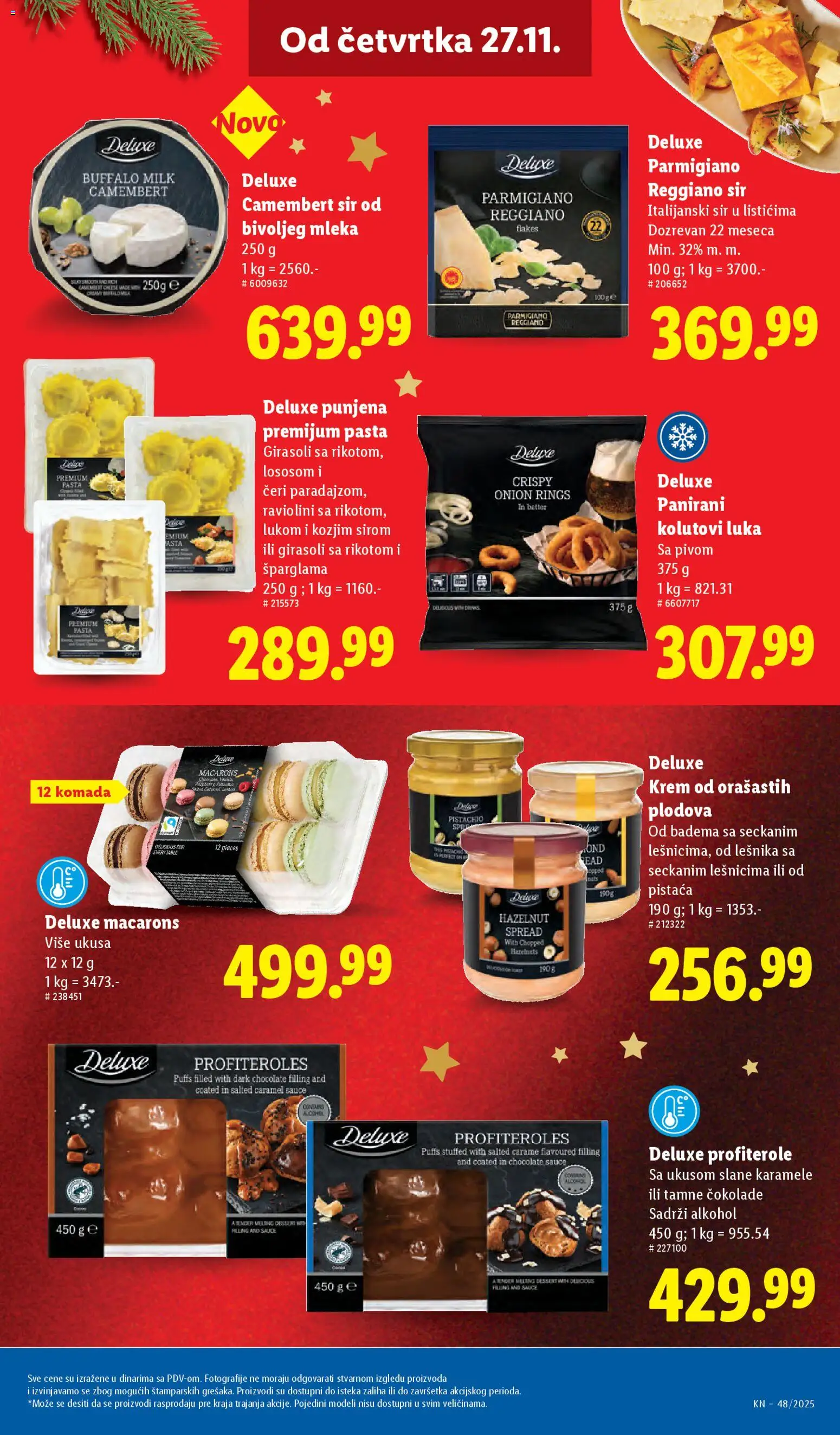 Lidl katalog - važi od 27.11.2025 | Strana: 43 | Proizvode: Macarons, Alkohol, Sir