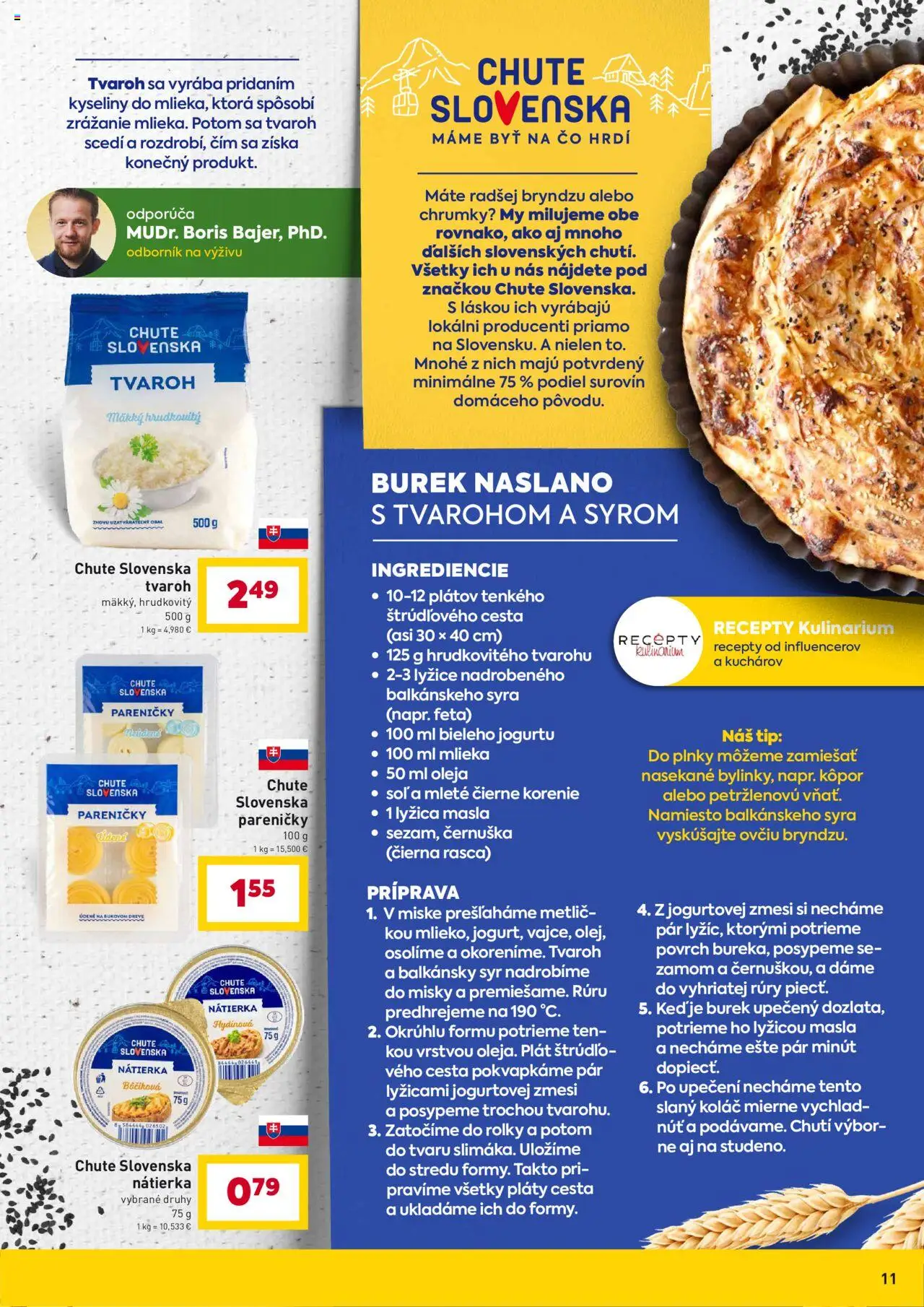 Nové Billa akcie – leták je platný od 10.09.2025 | Strana: 11 | Produkty: Syr, Balkánsky syr, Tvaroh, Korenie