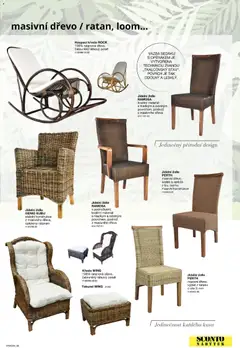 Náhled letáku Sconto nábytek katalog - Nábytek z masivu od 01.01.2026 | Strana: 39 | Produkty: Taburet, Nábytek, Křeslo, Židle