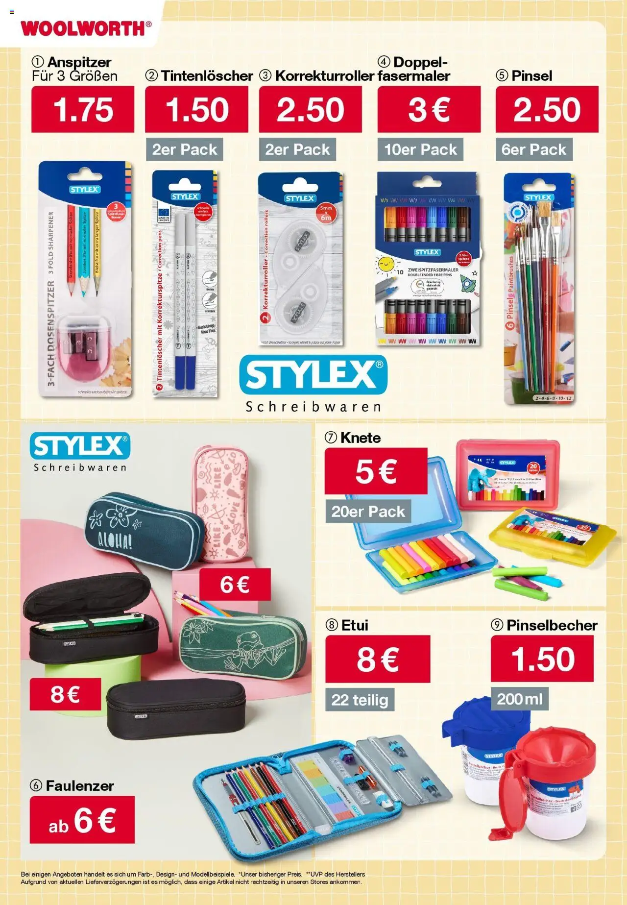 Woolworth Flugblatt gültig ab 22.08.2025 | Seite: 21 | Produkte: Pinsel
