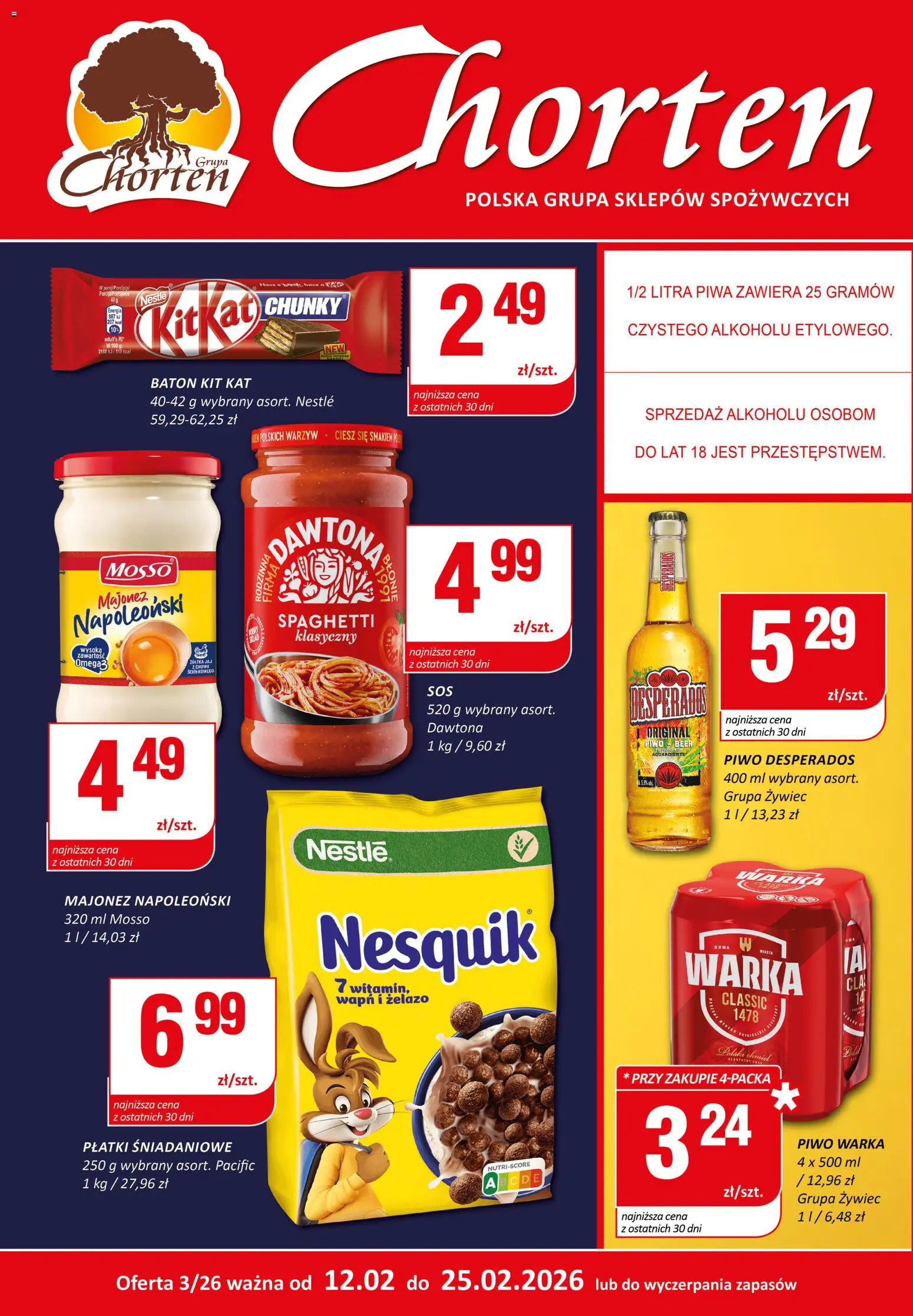 Chorten Gazetka - Plakat od 12.02.2026 | Strona: 1