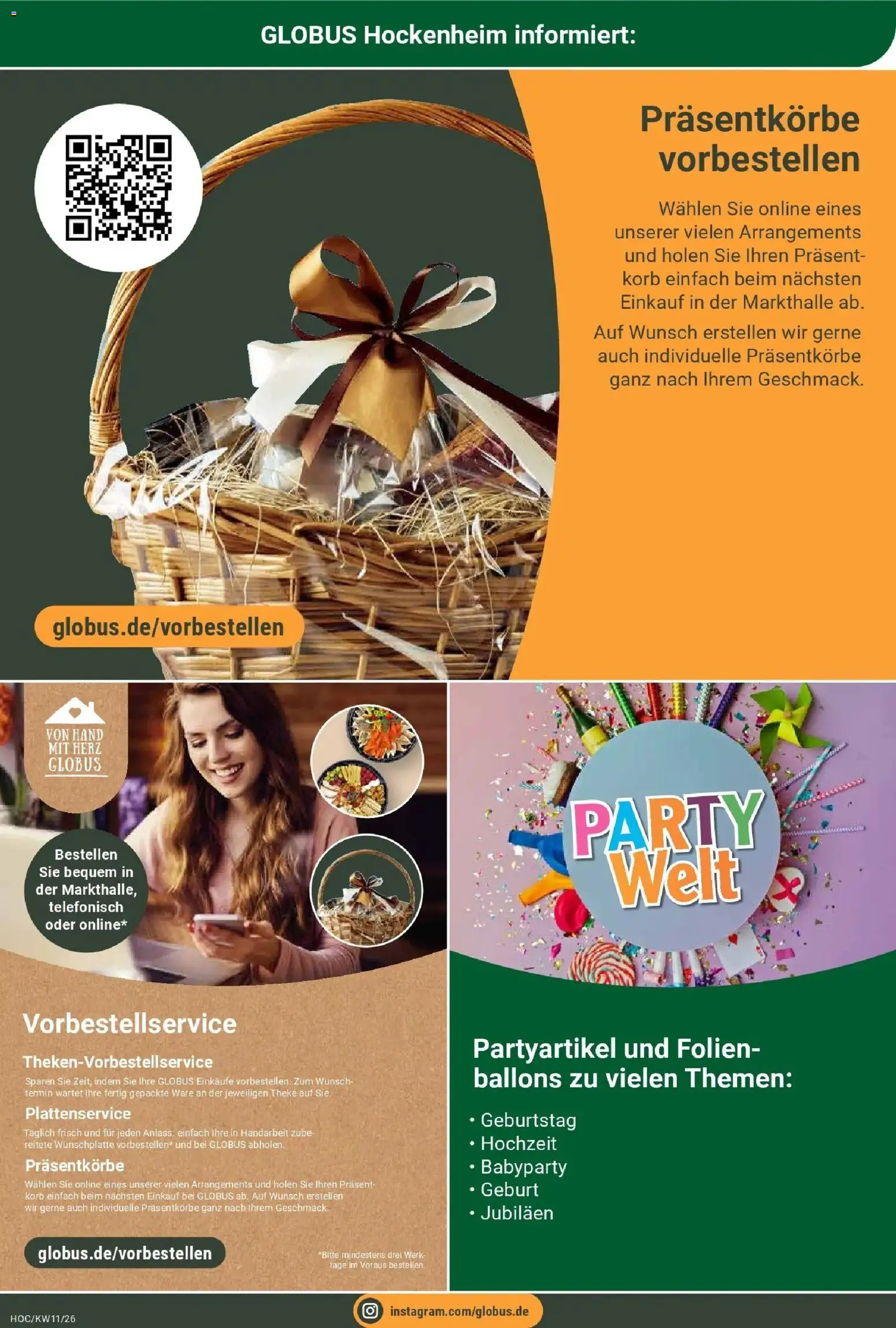 Globus prospekt Hockenheim	 – gültig ab 09.03.2026 | Seite: 24 | Produkte: Theke, Korb