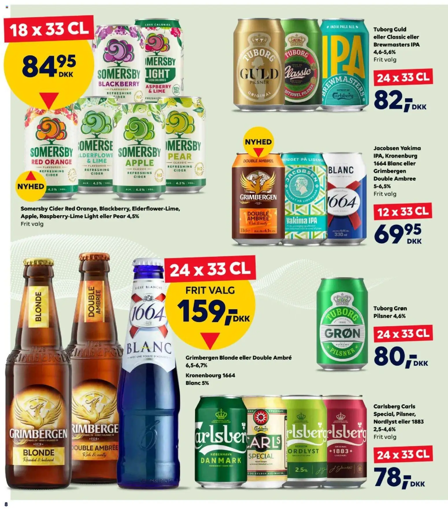 Bordershop tilbudsavis – gyldig fra 08.04.2026 | Side: 8 | Produkter: Cider, Lime