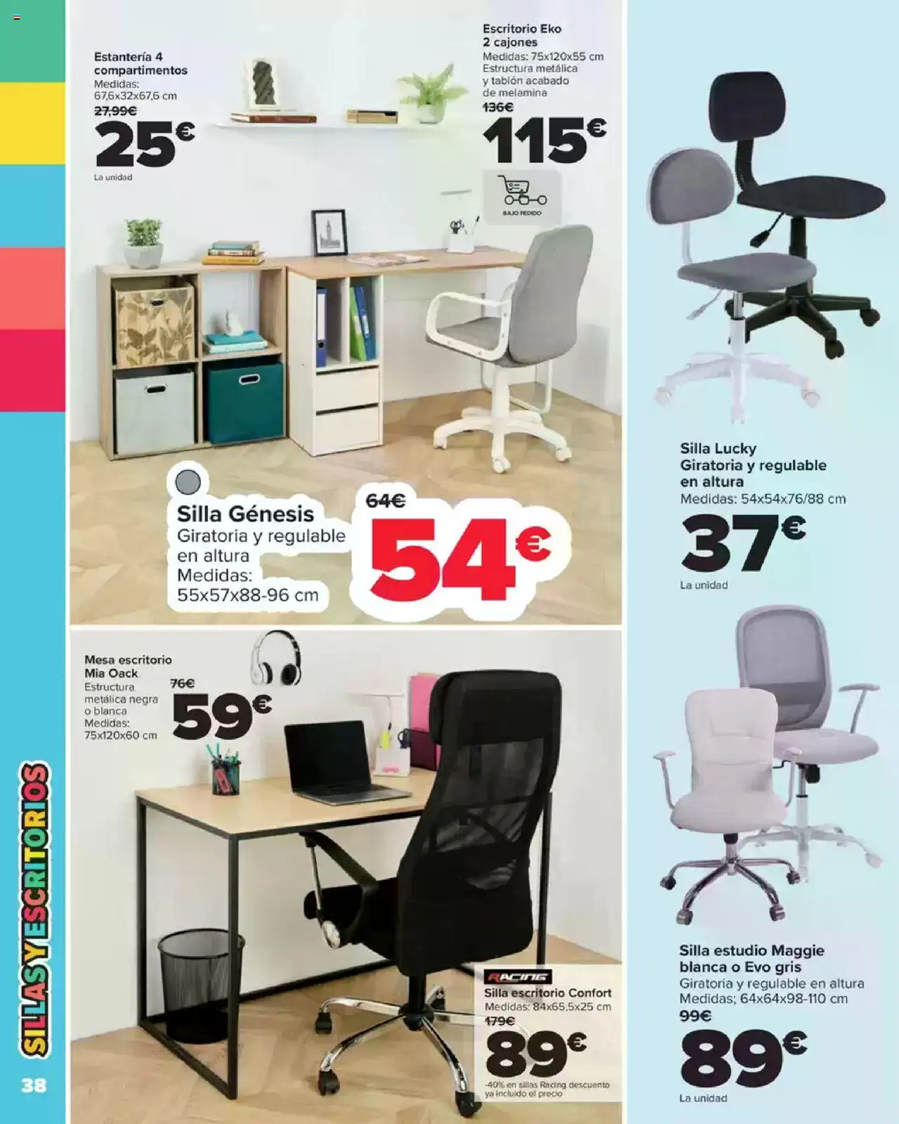 Carrefour Vuelta al Cole │ válido desde el 18.08.2025 | Página: 38 | Productos: Mesa, Silla