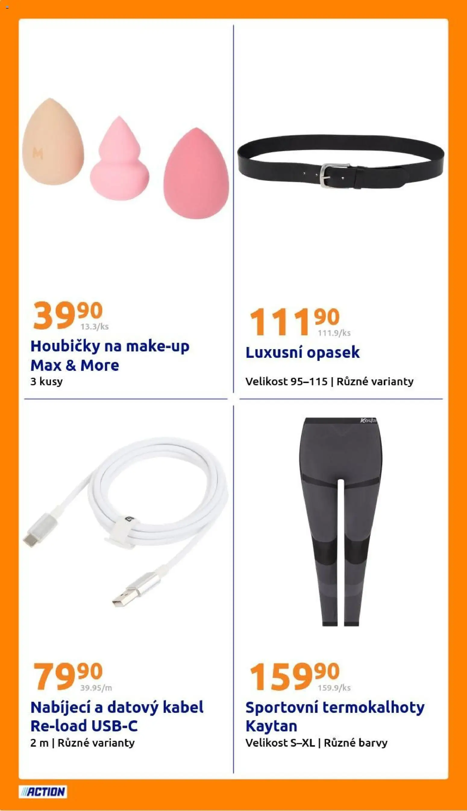 Action leták od 10.12.2025 | Strana: 24 | Produkty: Makeup, Opasek, Kabel, Barvy