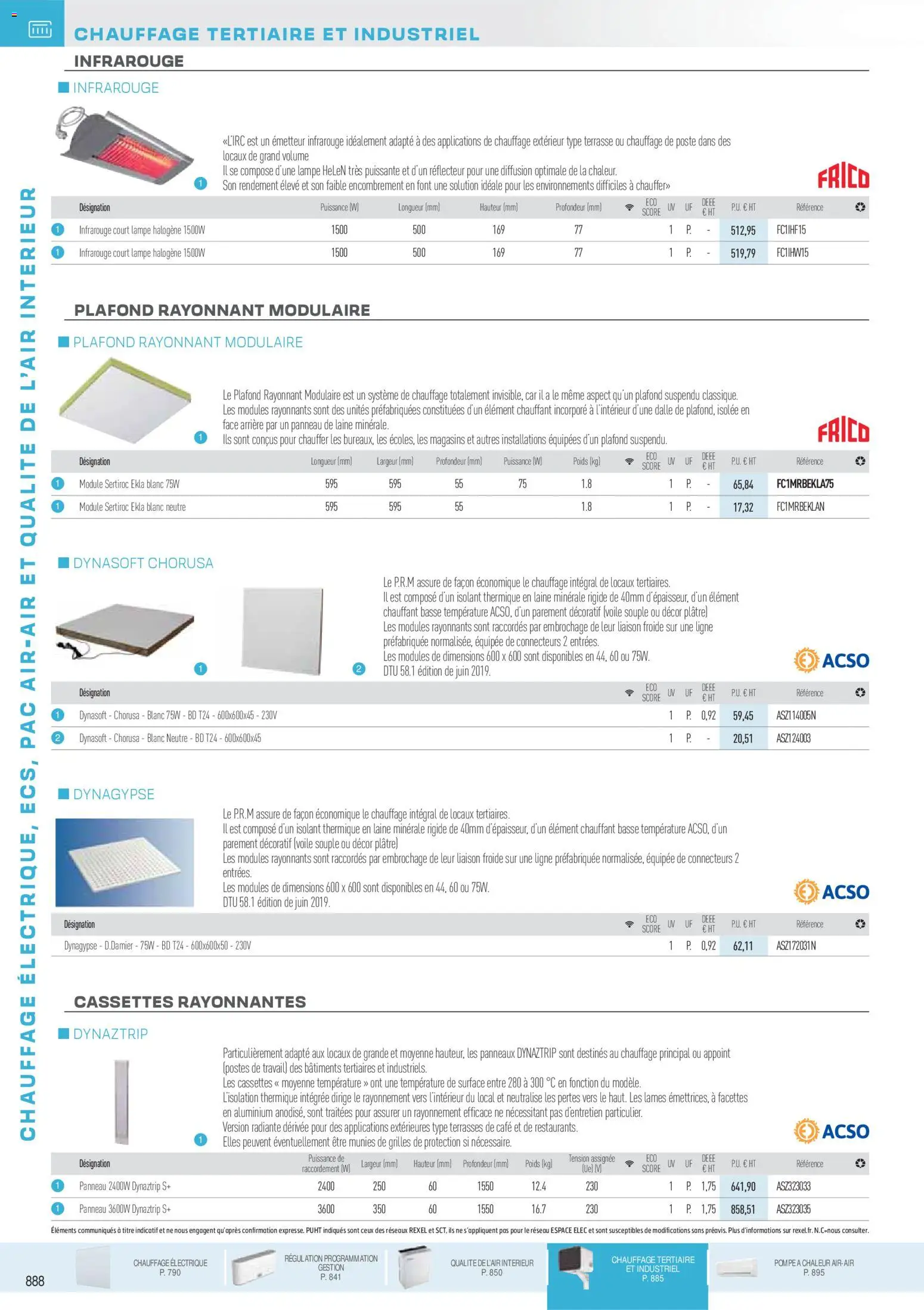 {H1} | Page: 100 | Produits: Poids, Isolant thermique, Plâtre, Café