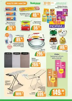 22.01.2026 tarihinden itibaren geçerli olan Hakmar kataloğu önizlemesi | Sayfa: 6 | Ürünler: Çöp torbası, Ütü masası, Kurutmalık, Ütü