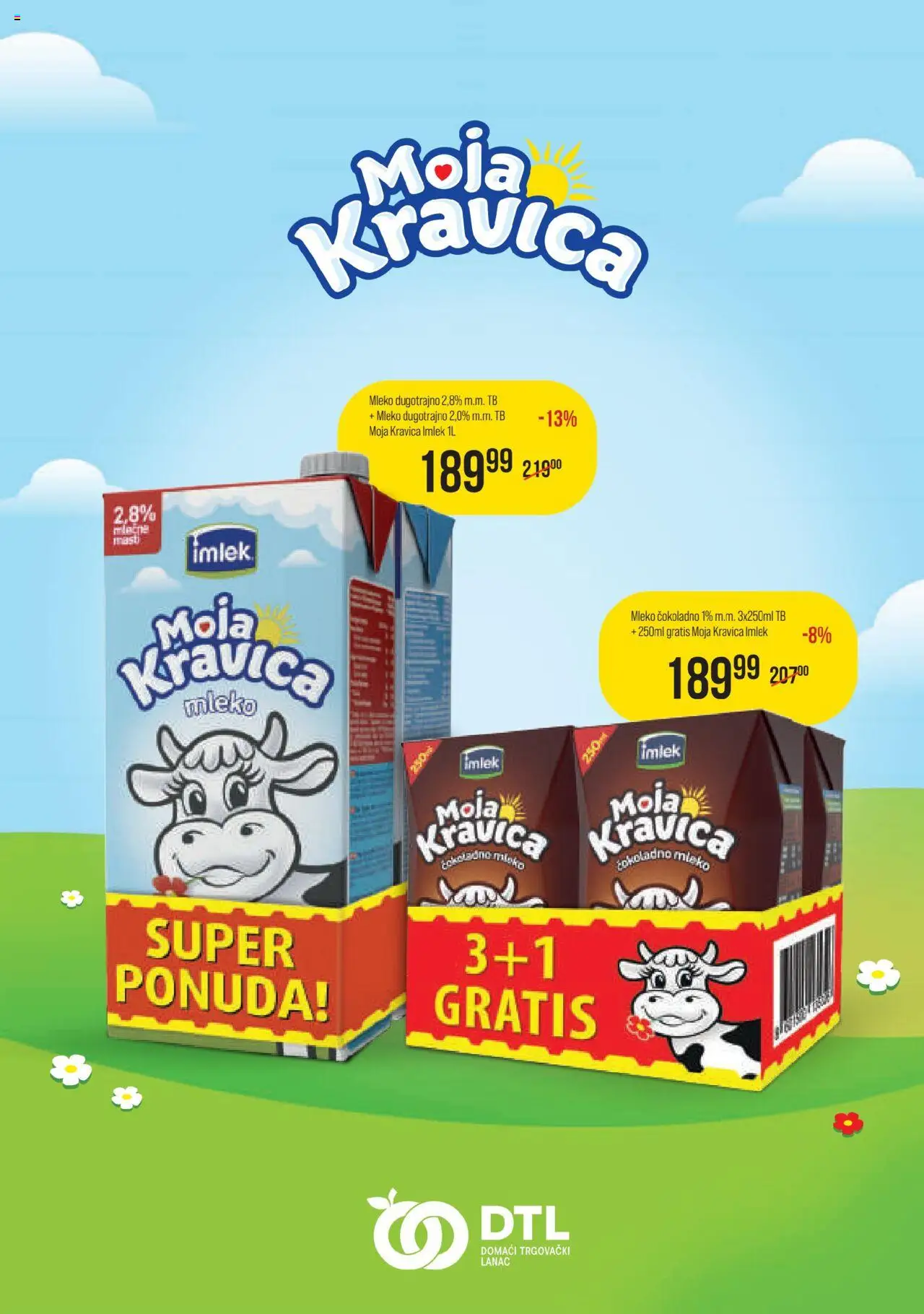 Metalac Proleter katalog - važi od 27.08.2025 | Strana: 3 | Proizvode: Čokoladno mleko, Moja kravica, Mleko