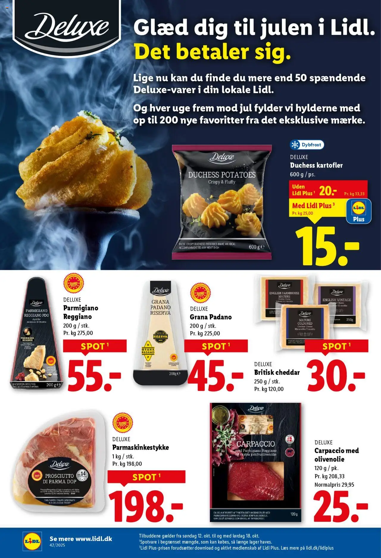 Lidl tilbudsavis – gyldig fra 12.10.2025 | Side: 10 | Produkter: Cheddar, Kartofler, Olivenolie, Søm