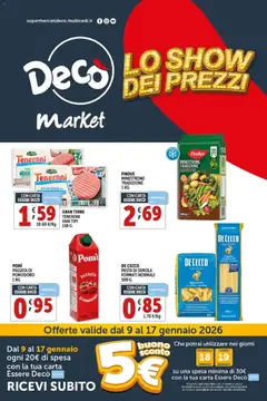 Anteprima del volantino Decò Market - Palese, Modugno catalogo valido a partire dal 09.01.2026
