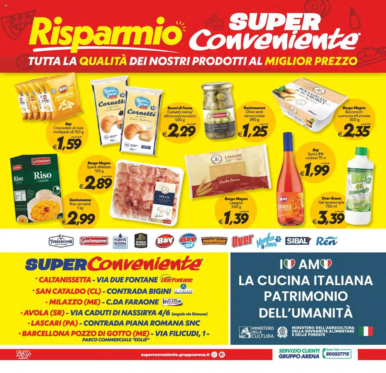Volantino SuperConveniente del 27.03.2026 | Pagina: 32 | Prodotti: Riso Carnaroli, Olive, Lavastoviglie, Forno