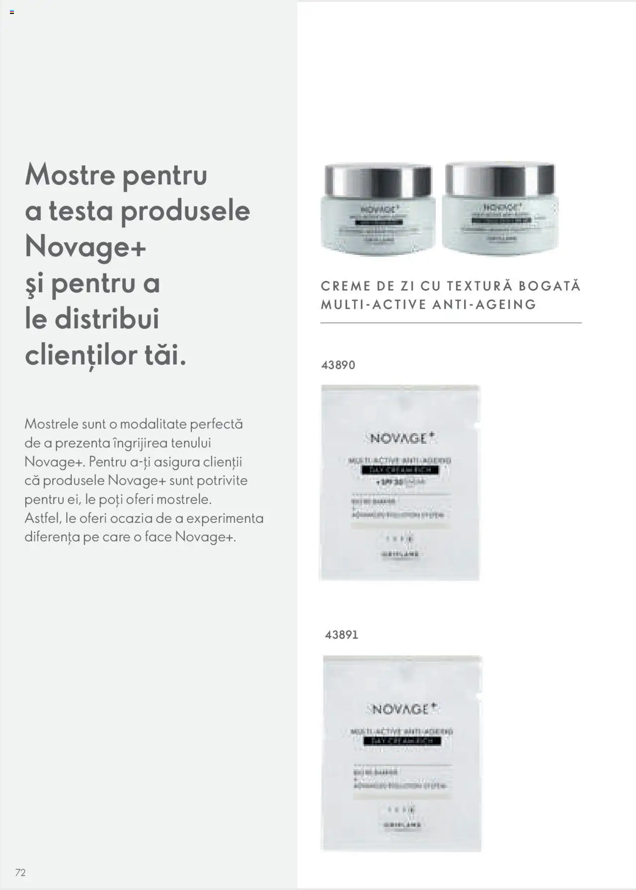 Oriflame catalog - Ghidul NOVAGE+ – valabil de la 01.03.2023 | Pagină: 72