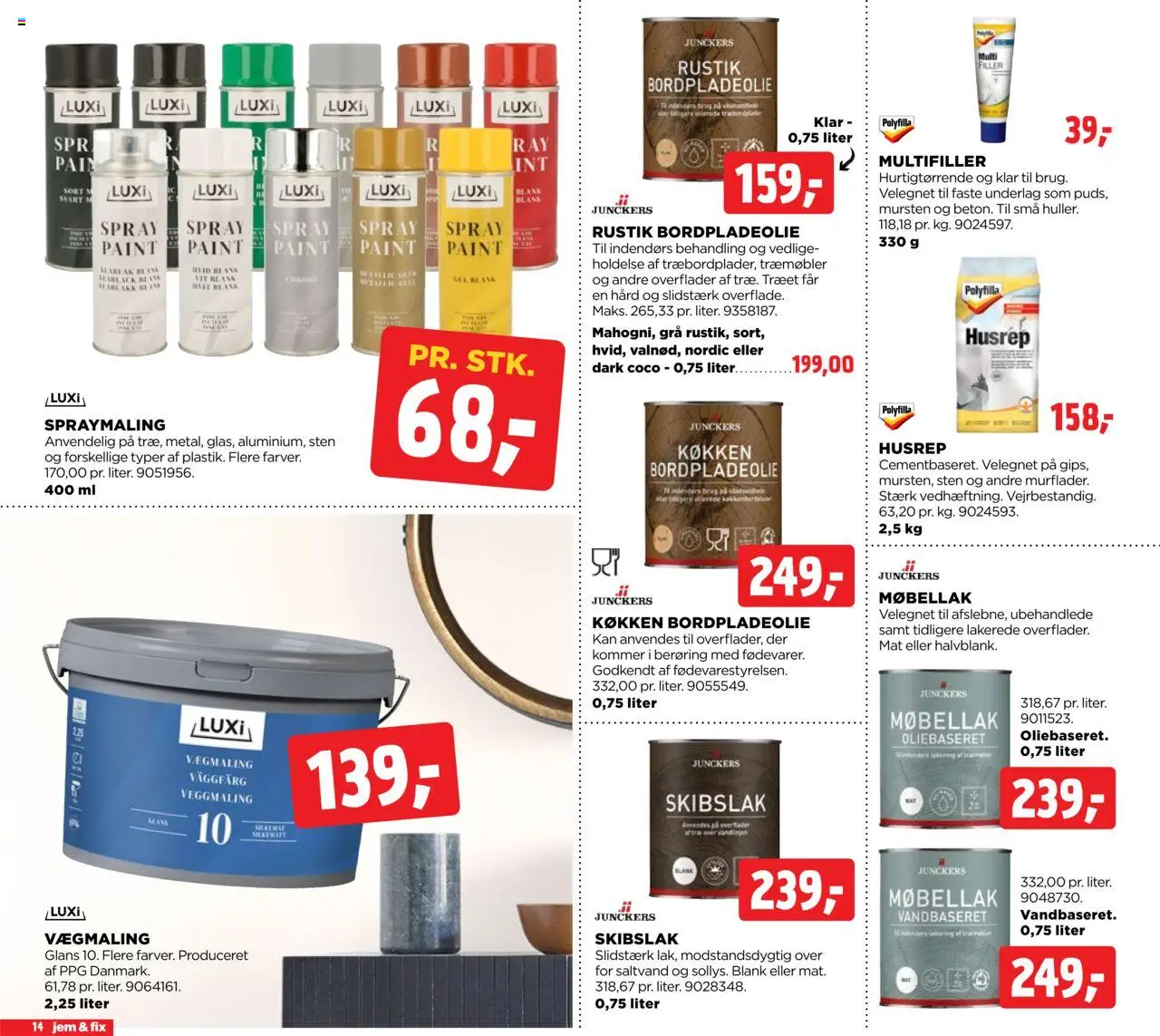 Jem & fix Tilbudsavis gyldig fra 03.08.2025 | Side: 14 | Produkter: Søm