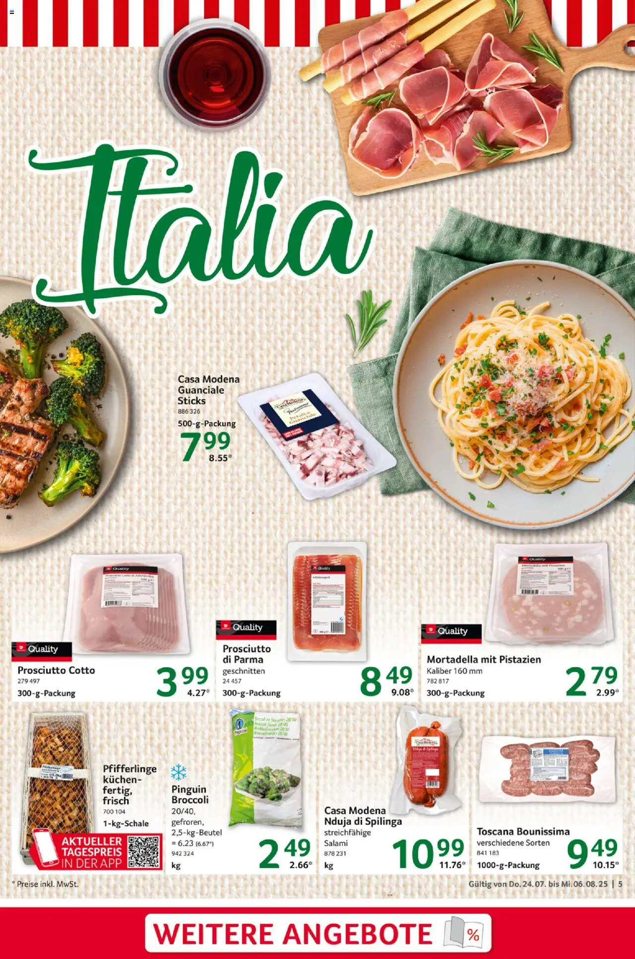 Selgros  Gastro - gültig ab dem 24.07.2025 | Seite: 5 | Produkte: Pistazien, Pfifferlinge, Salami, Kuchen