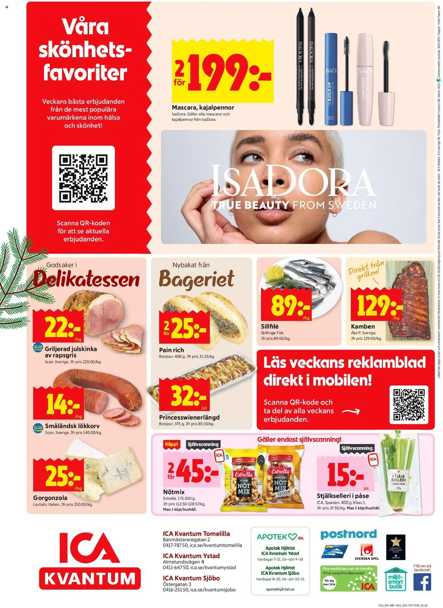 ICA Kvantum reklamblad aktuell från 22.12.2025 | Sida: 10 | Produkter: Salt, Galler, Papper, Spel