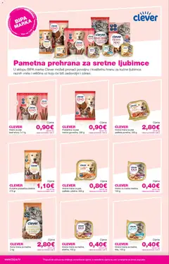 CLEVER Punjene poslastice piletina 275 gr, Punjene poslastice piletina 275 gr - Pregled kataloga iz trgovine Bipa, vrijedi od 16.04.2026 | Stranica: 16