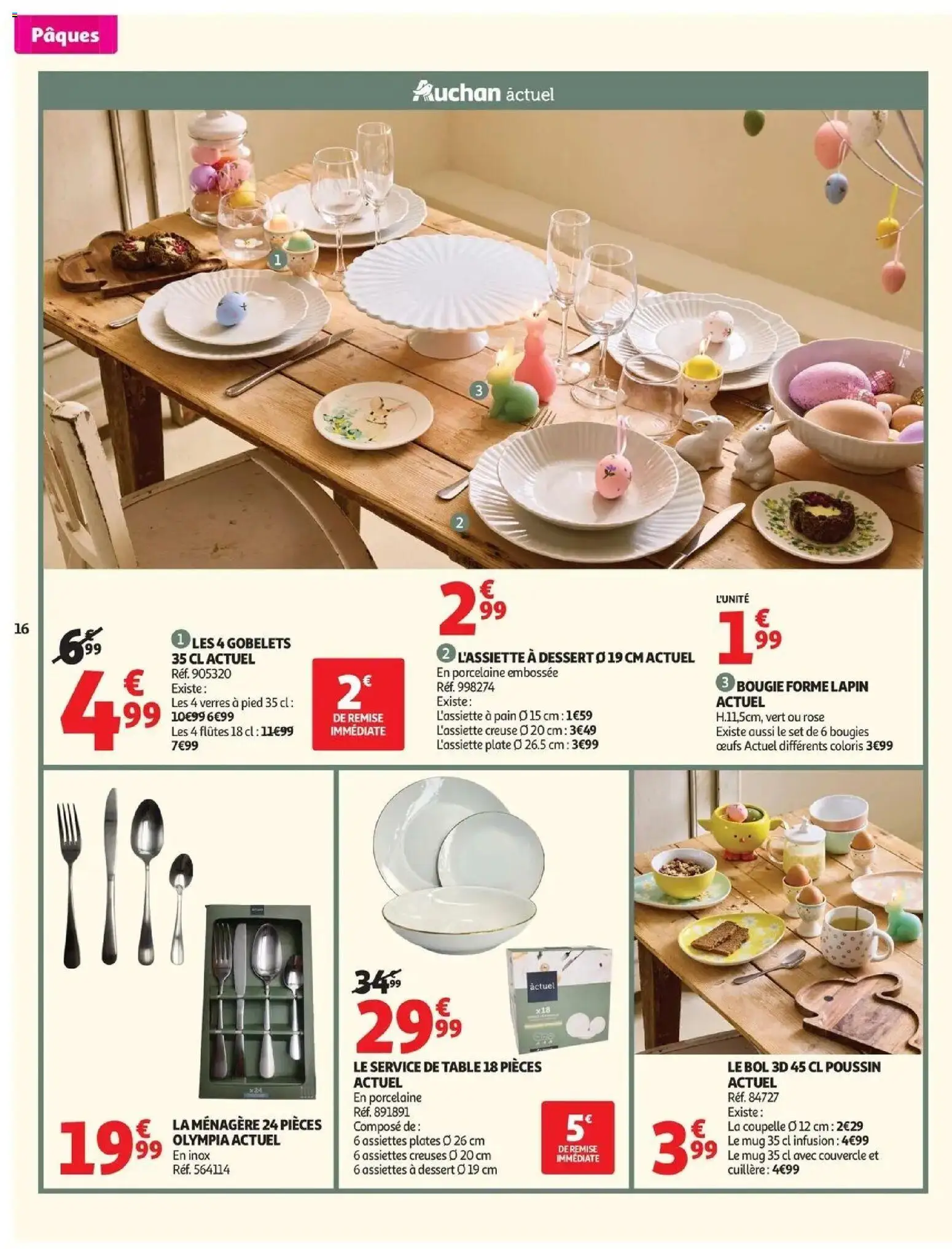 {H1} | Page: 18 | Produits: Infusion, Porcelaine, Service de table 18 pièces, Œufs