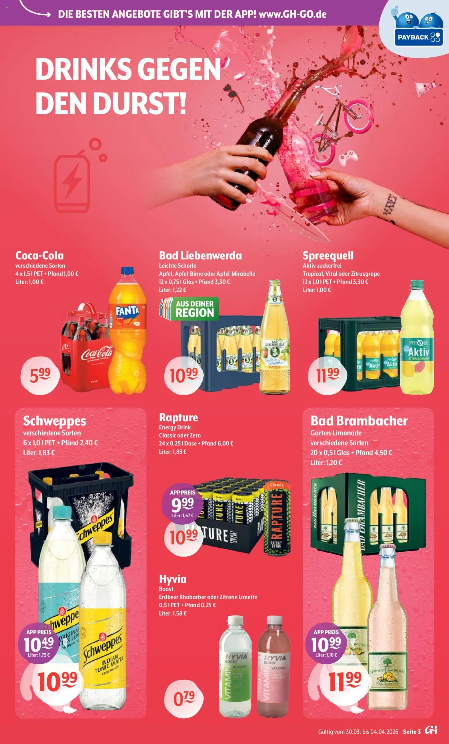 Getränke Hoffmann - Brandenburg – gültig ab 30.03.2026 | Seite: 3 | Produkte: Energy, Bad, Wasser, Zitrone