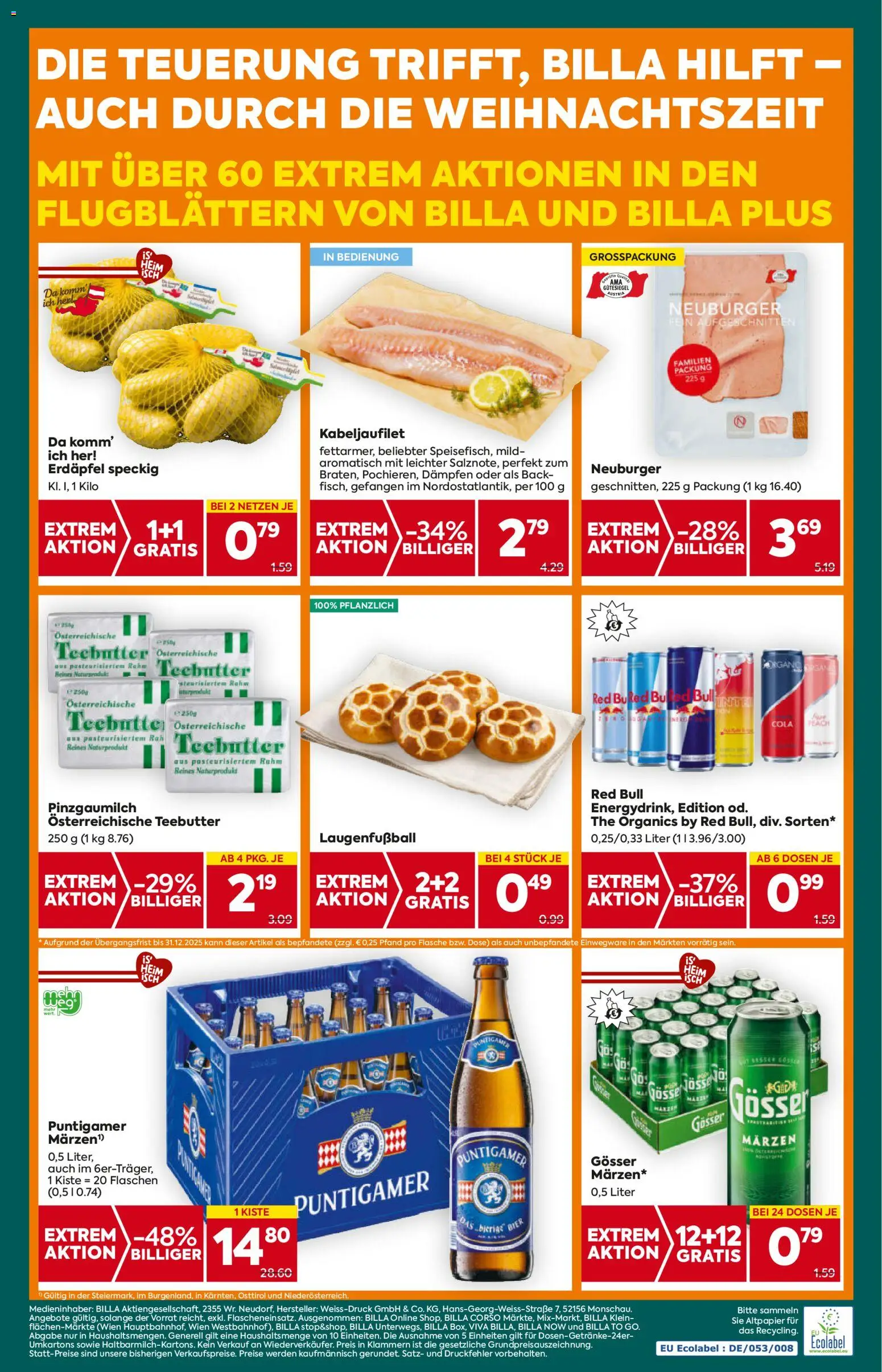 Billa Plus Flugblatt - Steiermark gültig ab 20.11.2025 | Seite: 16 | Produkte: Bier