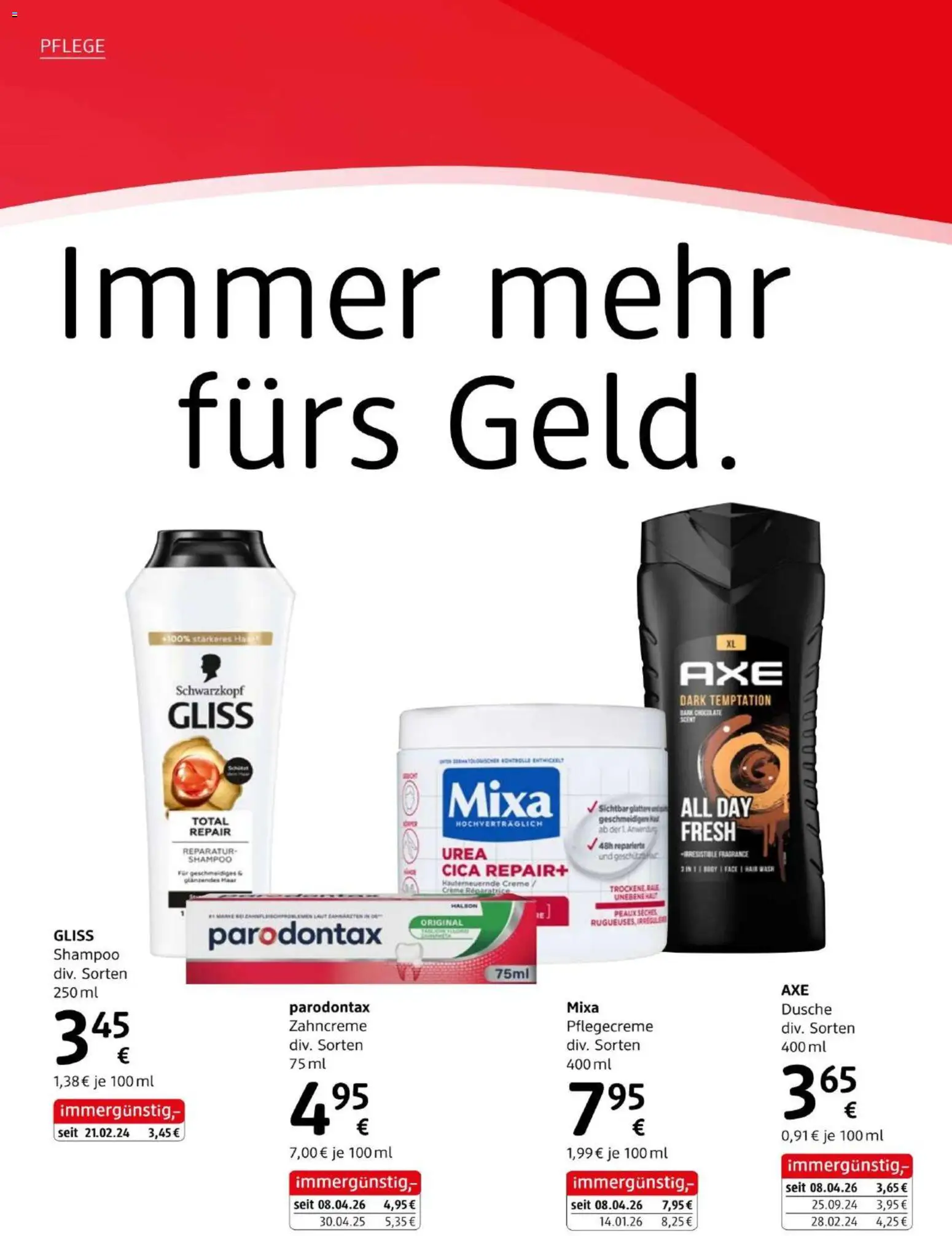 dm drogerie markt Journal April 2026 gültig ab 09.04.2026 | Seite: 20 | Produkte: Dusche, Shampoo, Creme